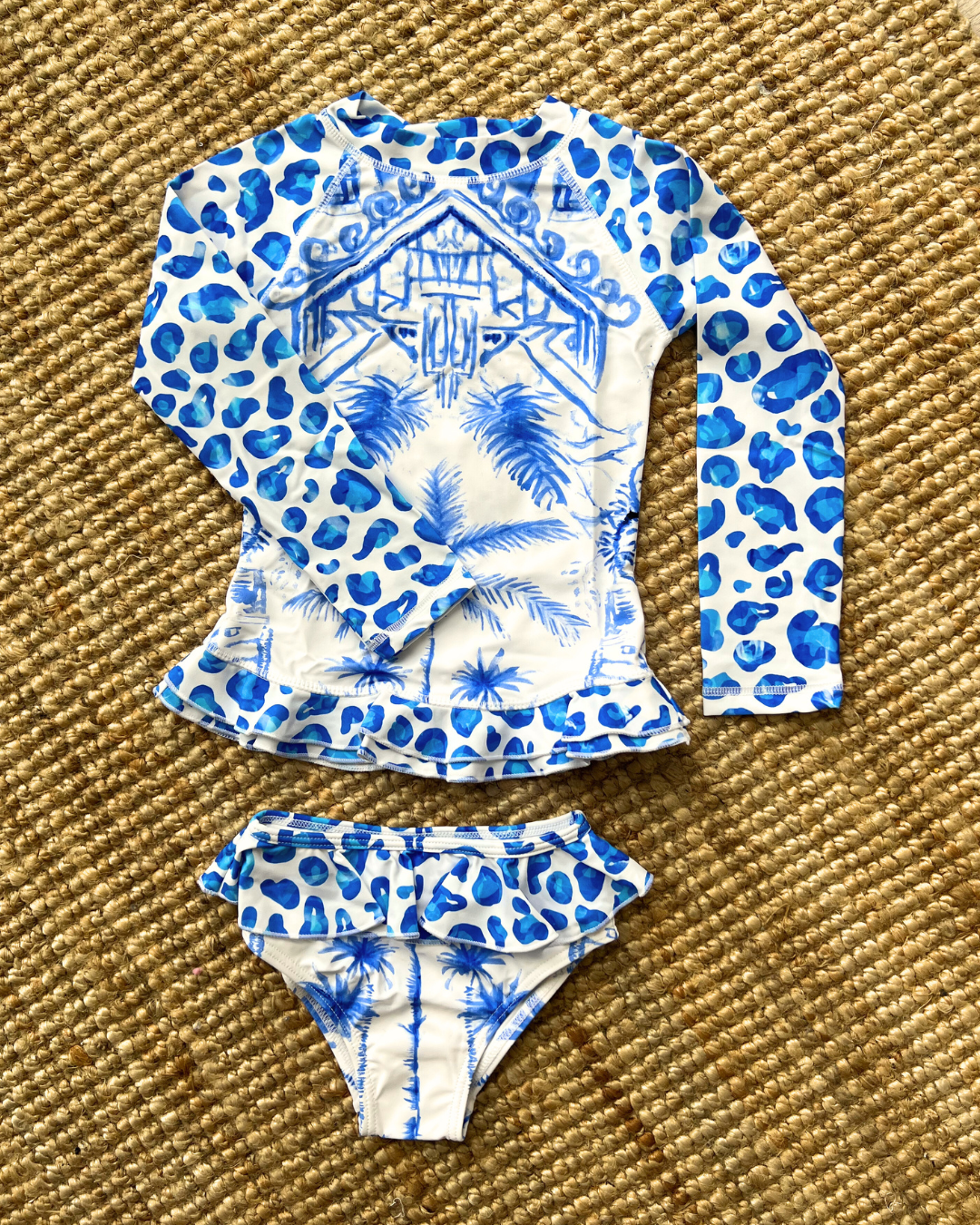 Mini Annie Rashie Set 02 - Blue Jungle