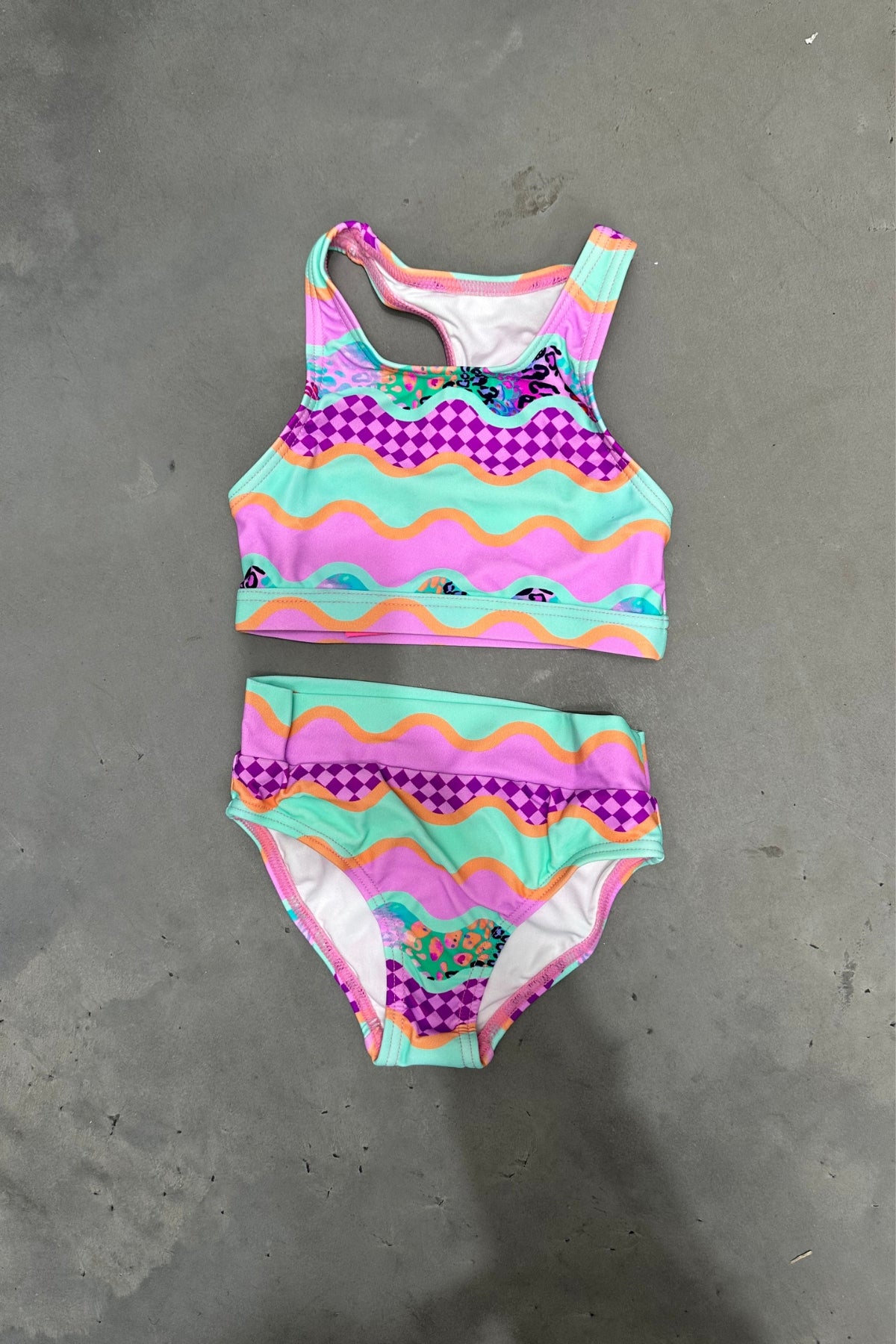 Mini Gia Bikini Set - Vivid Ripple