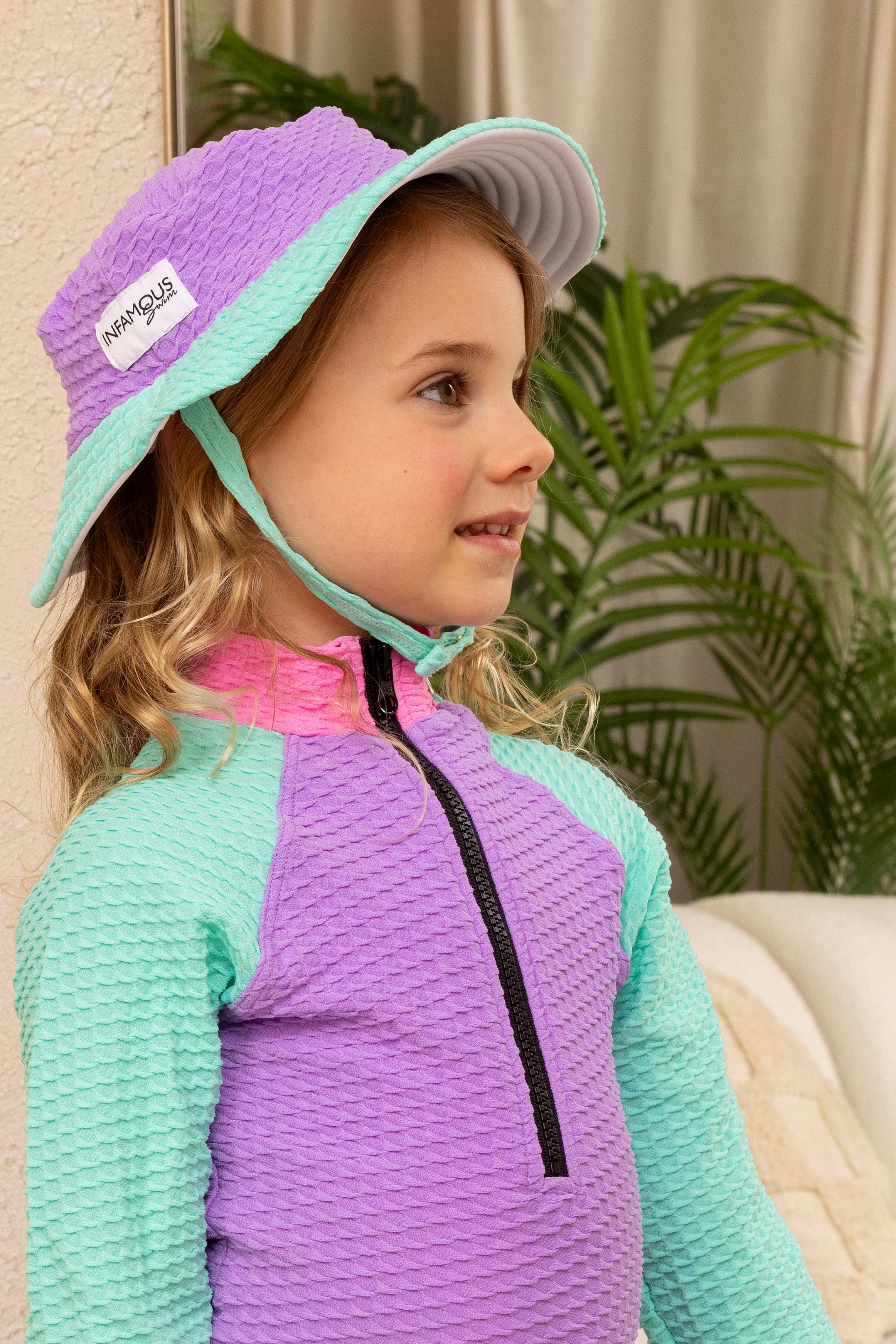 Mini Blake Surfsuit - Lavender Glow