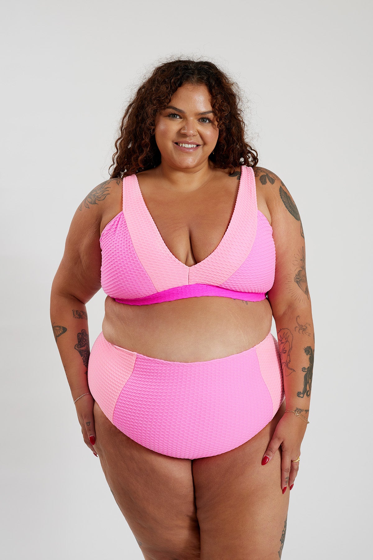 Penelope Bikini Bottom Curve - Paradise Pink
