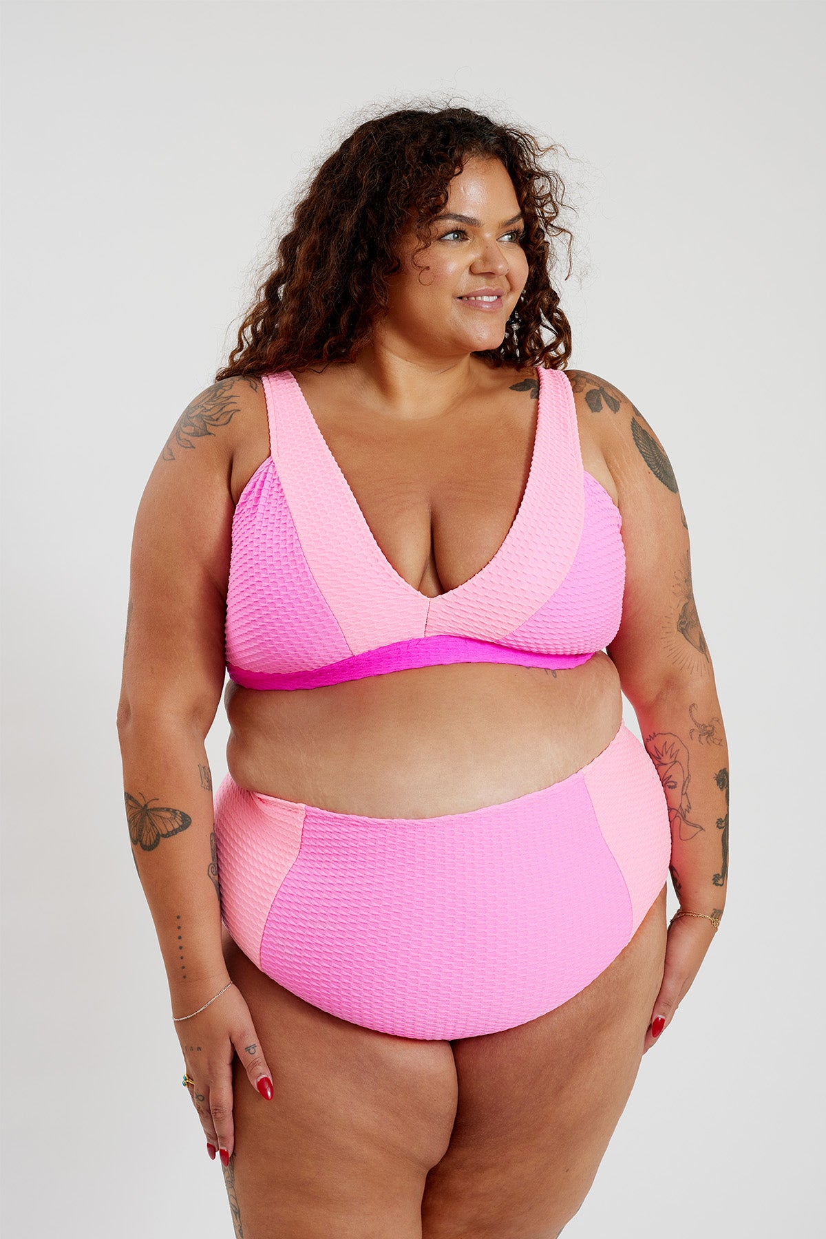 Penelope Bikini Bottom Curve - Paradise Pink