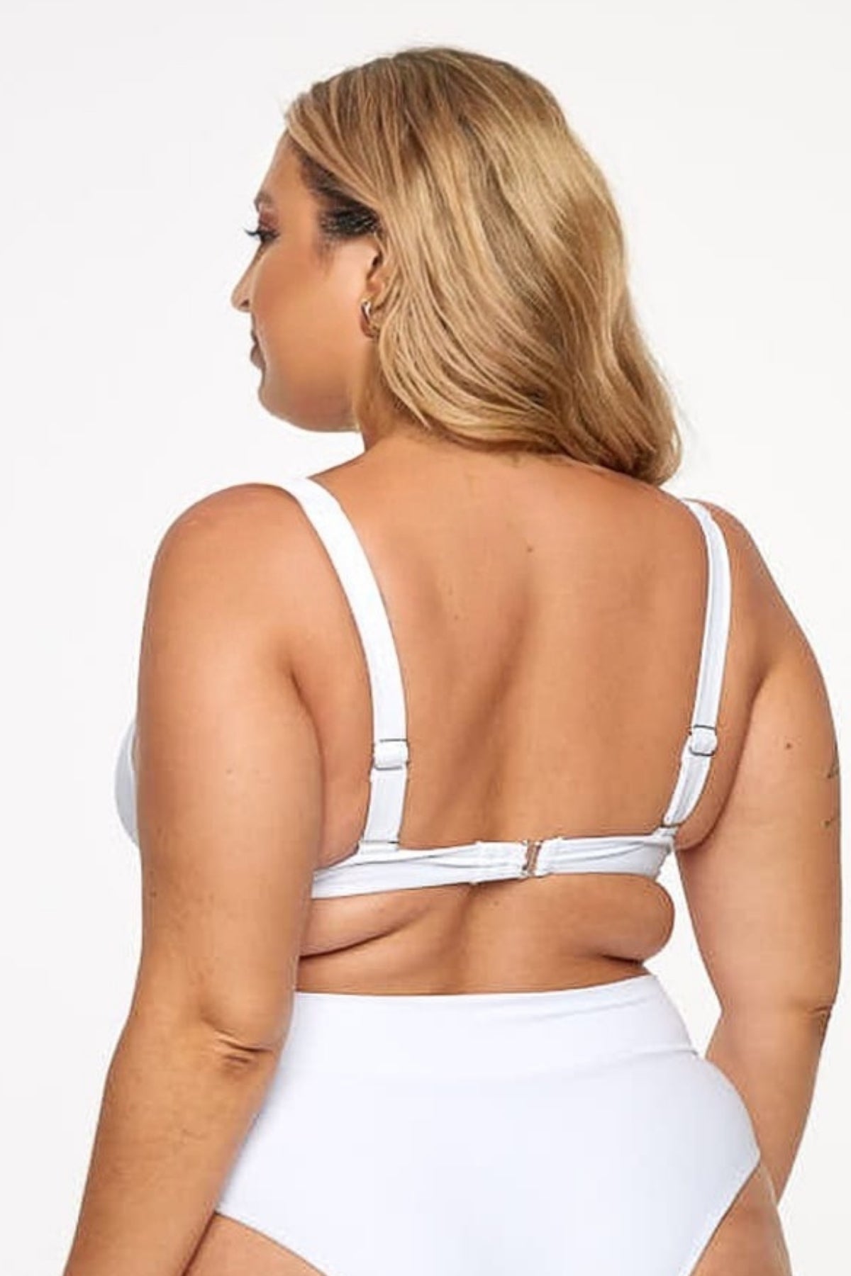 Lola Triangle Top - Fresh White