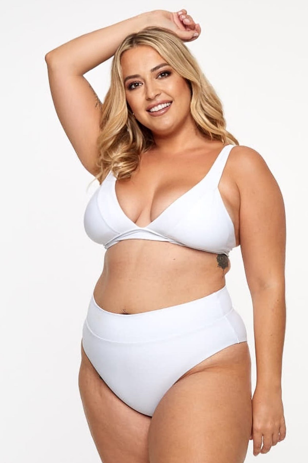 Lola Triangle Top - Fresh White