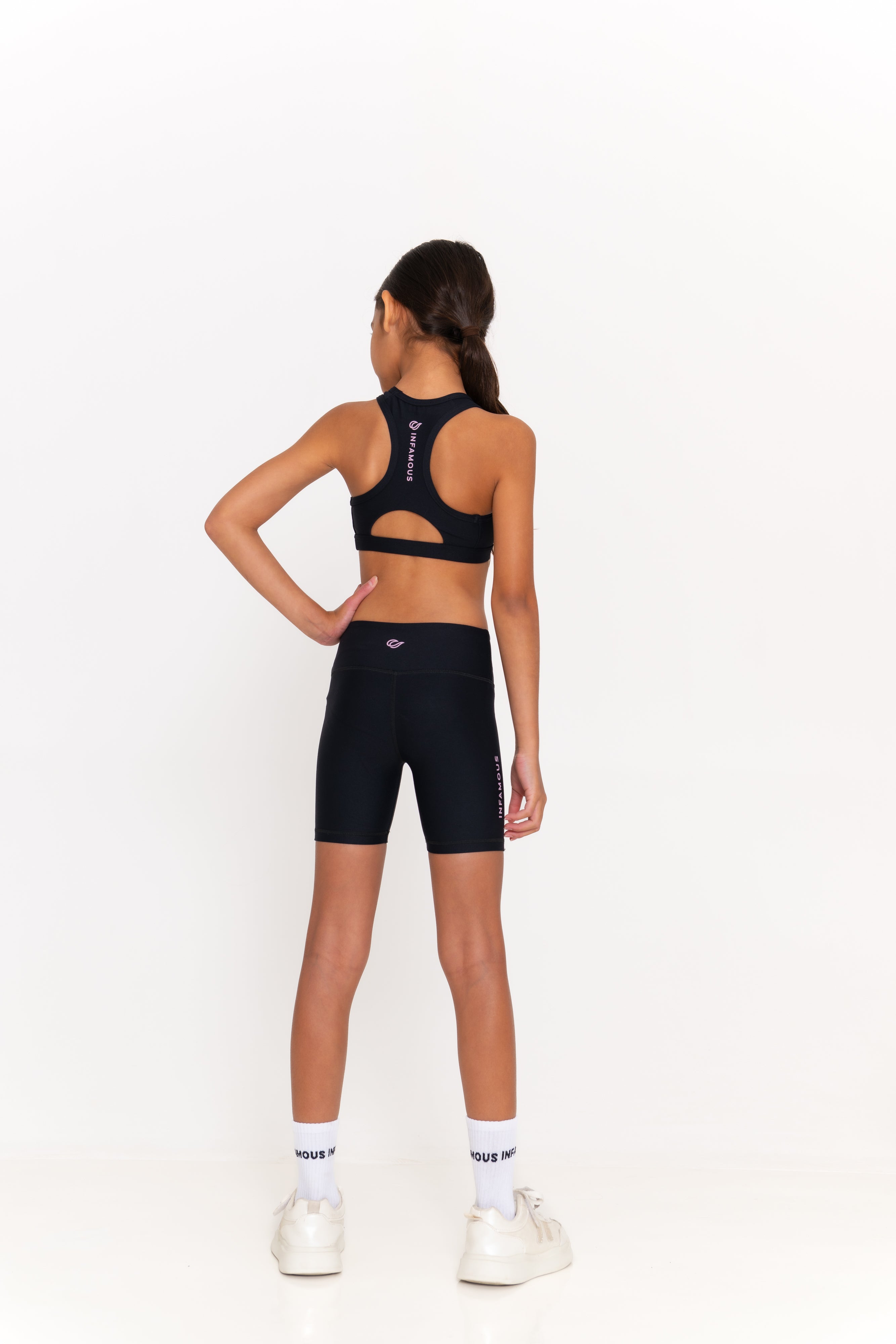 Mini Sally Bike Shorts - Black Fashion