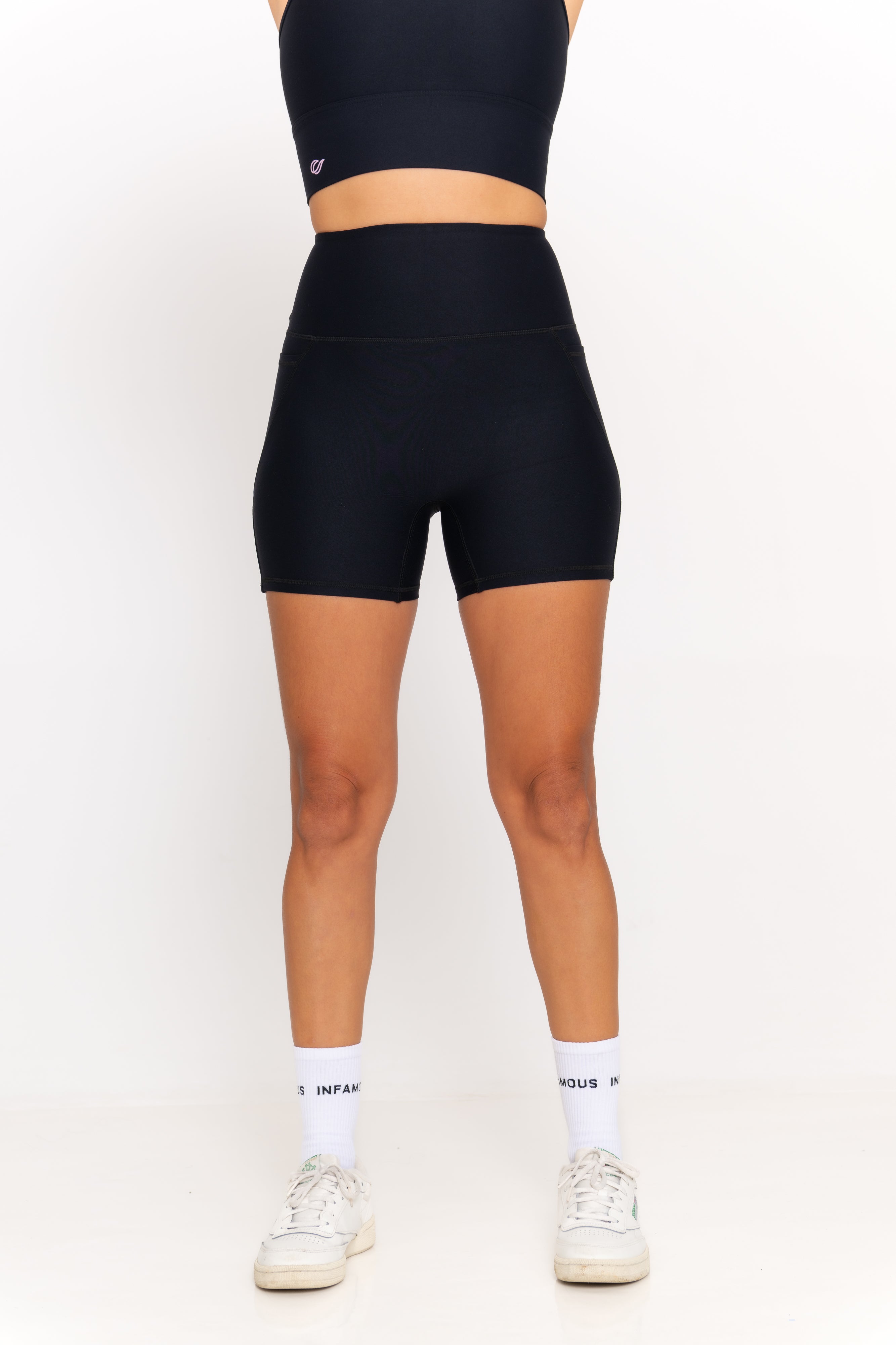 Sally Bike Shorts - Black Fashion