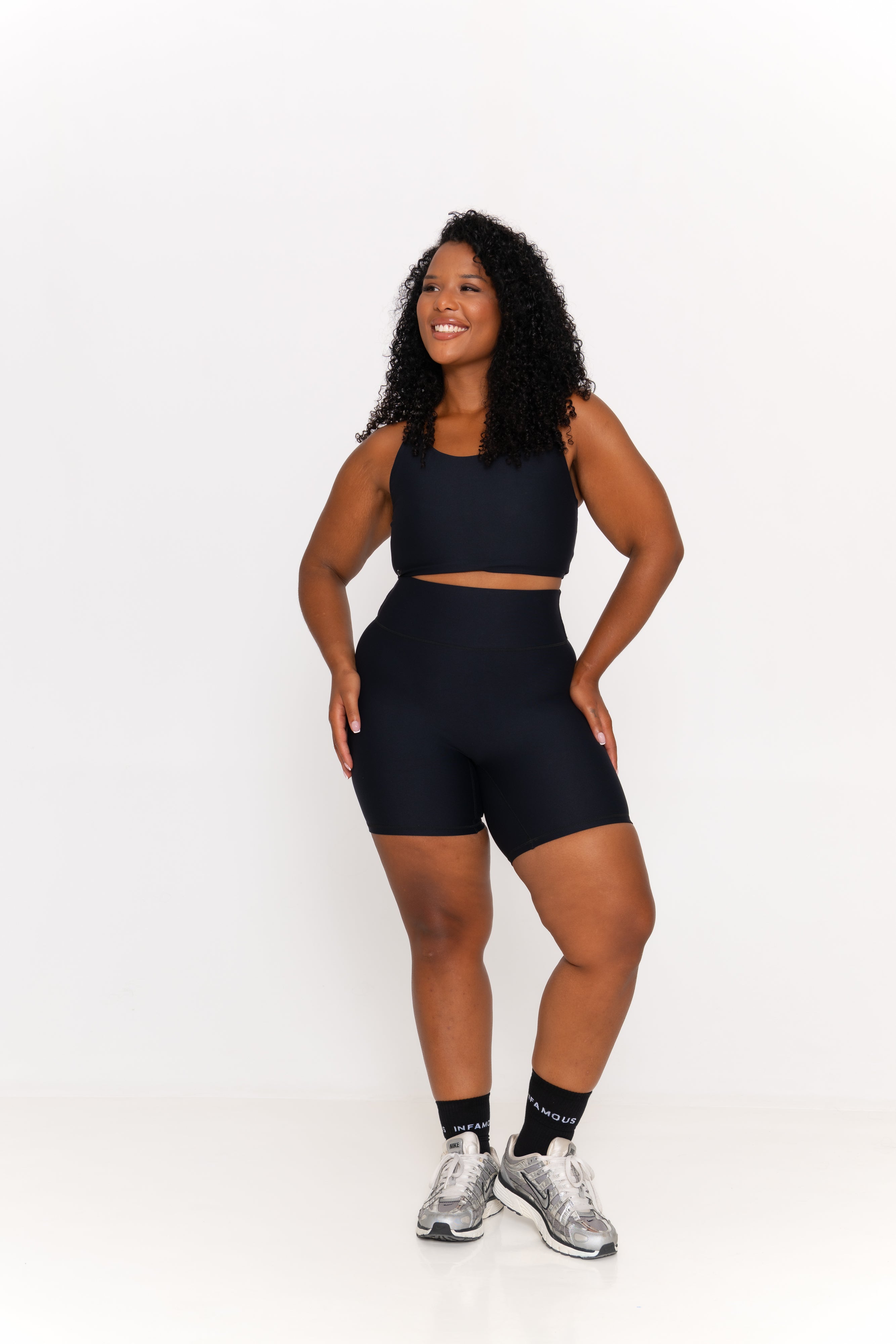 Valentina Bike Shorts - Black