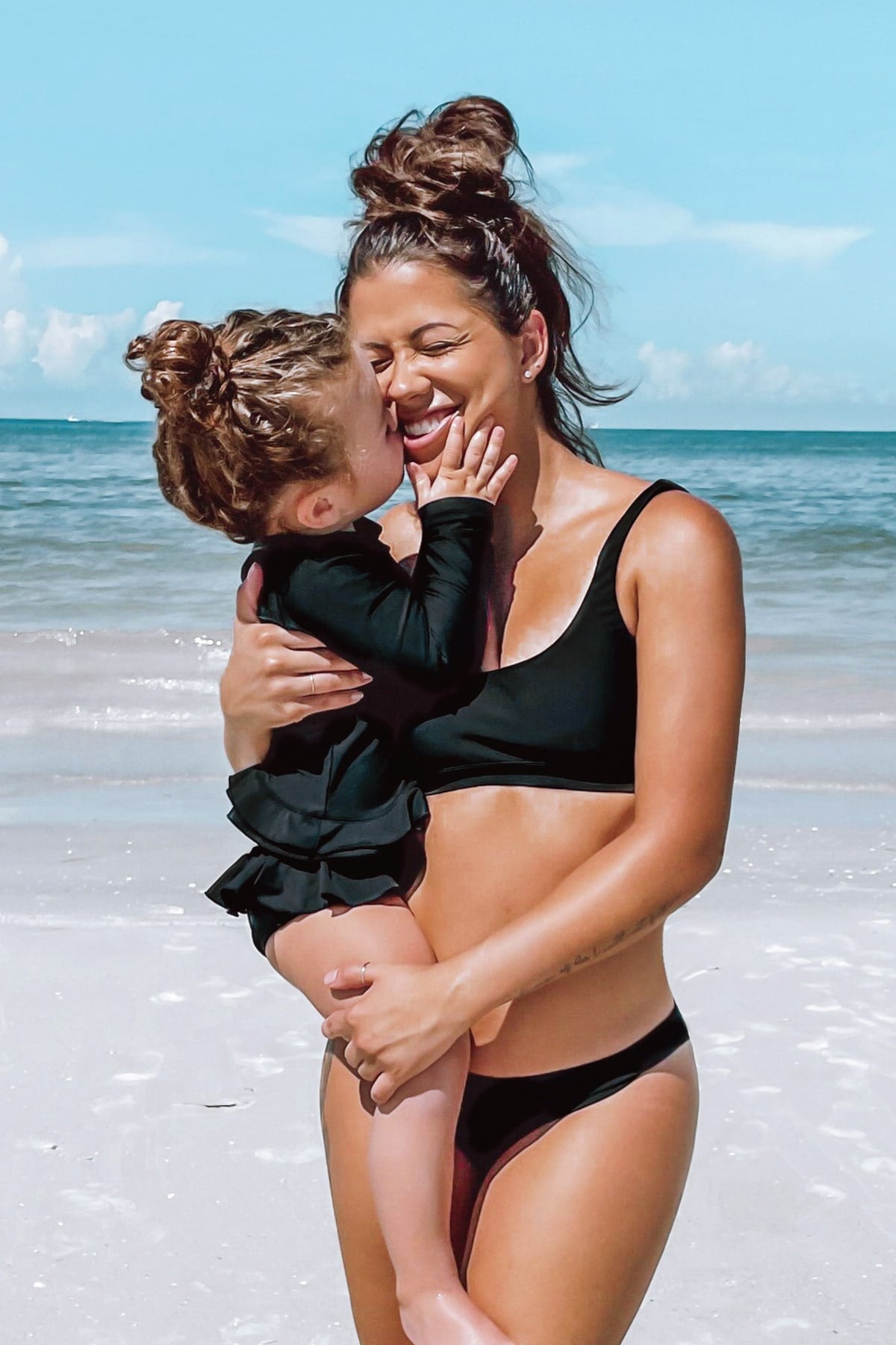 Gia Bikini Top - Black on Black