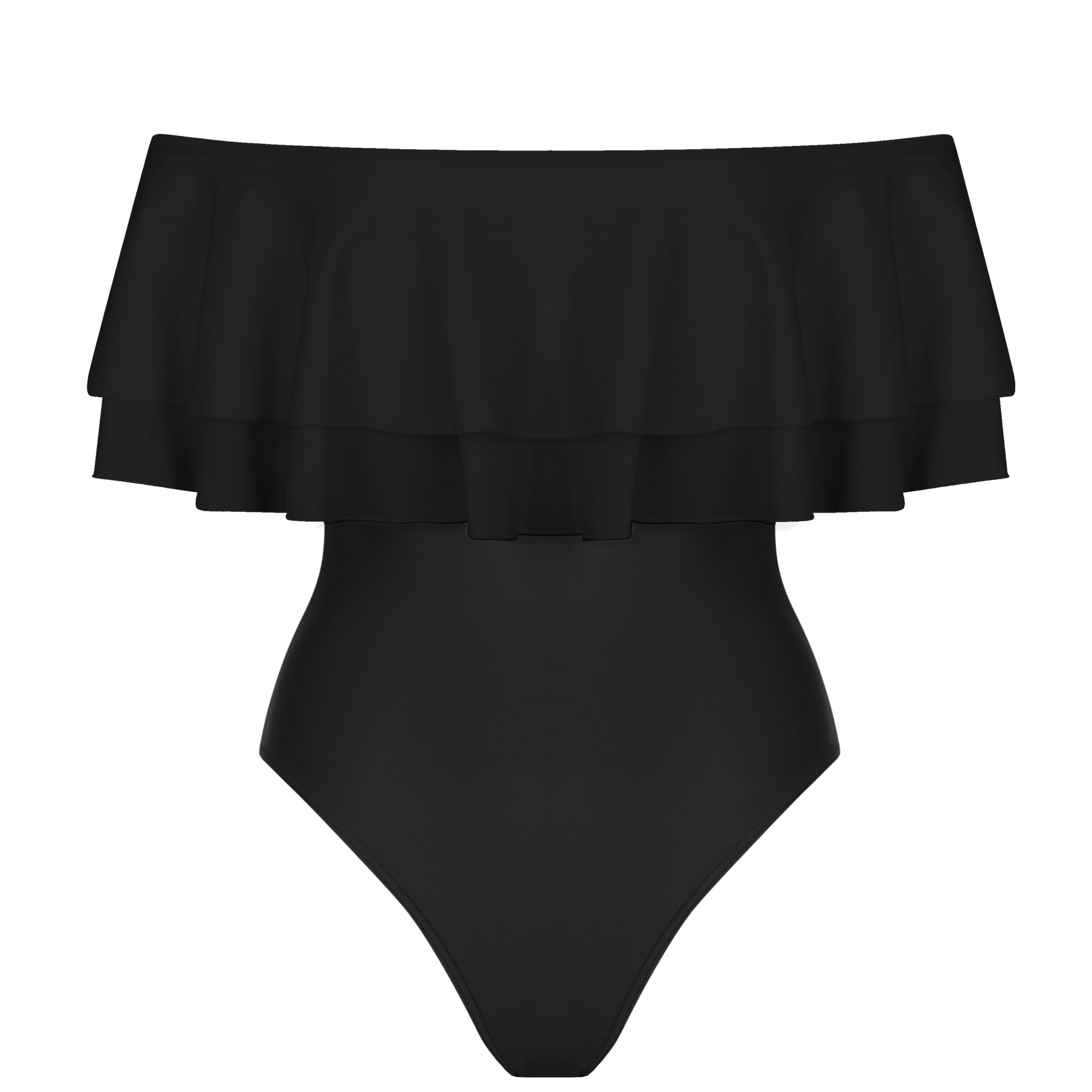 Miranda One Piece - Black on Black