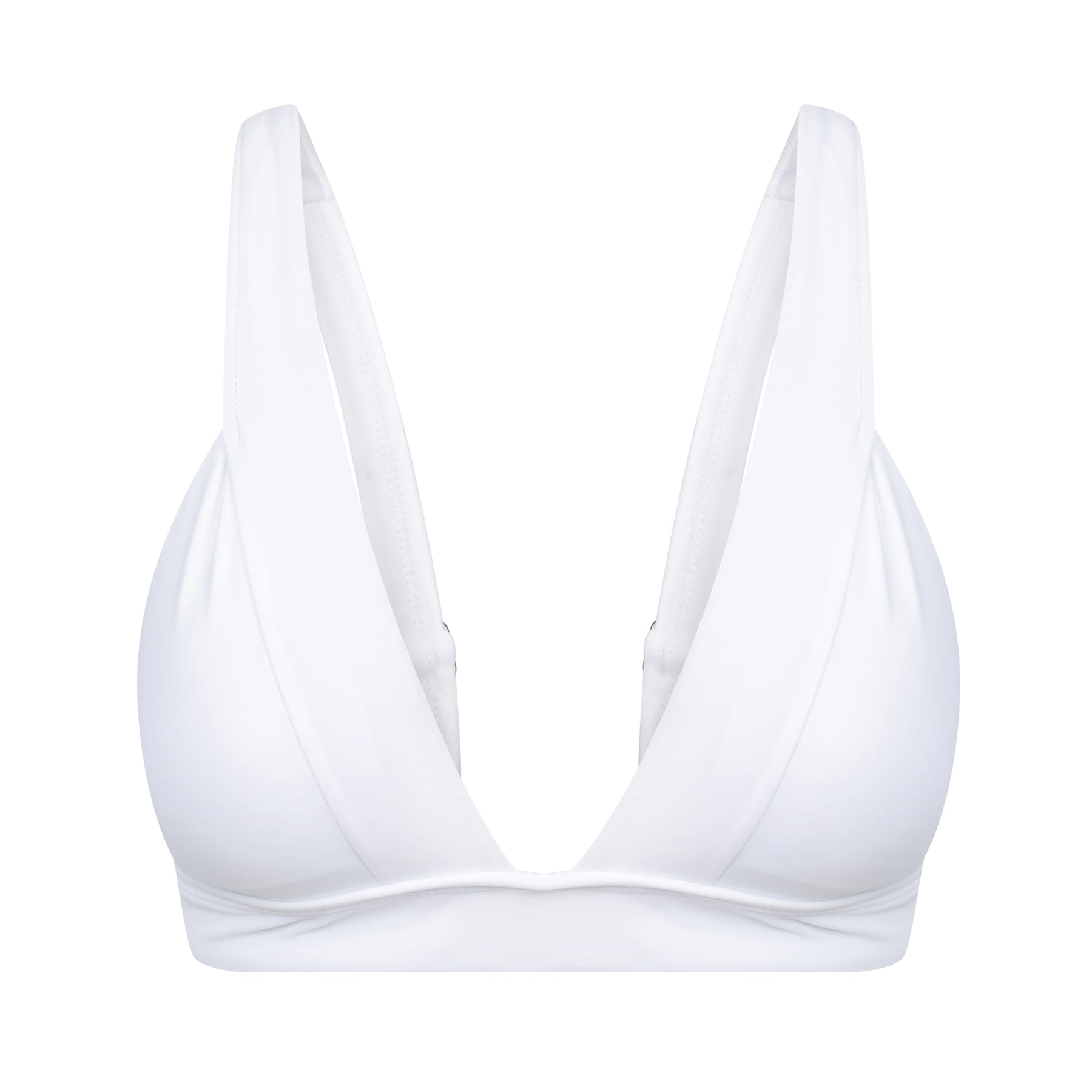 Lola Triangle Top - Fresh White