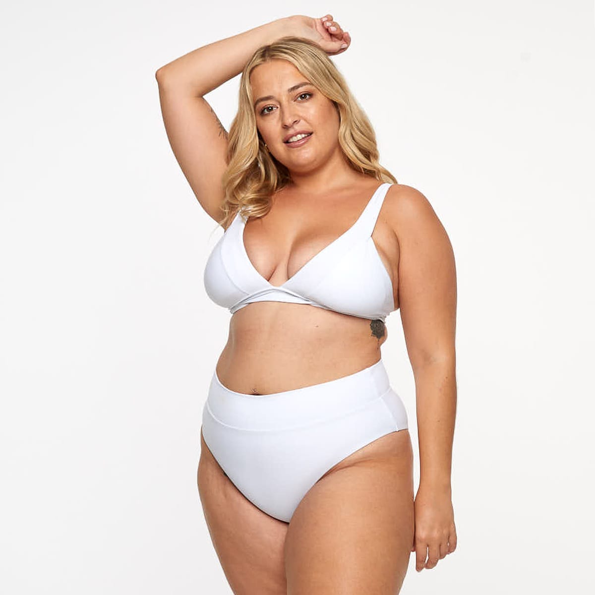 Lola Triangle Top - Fresh White