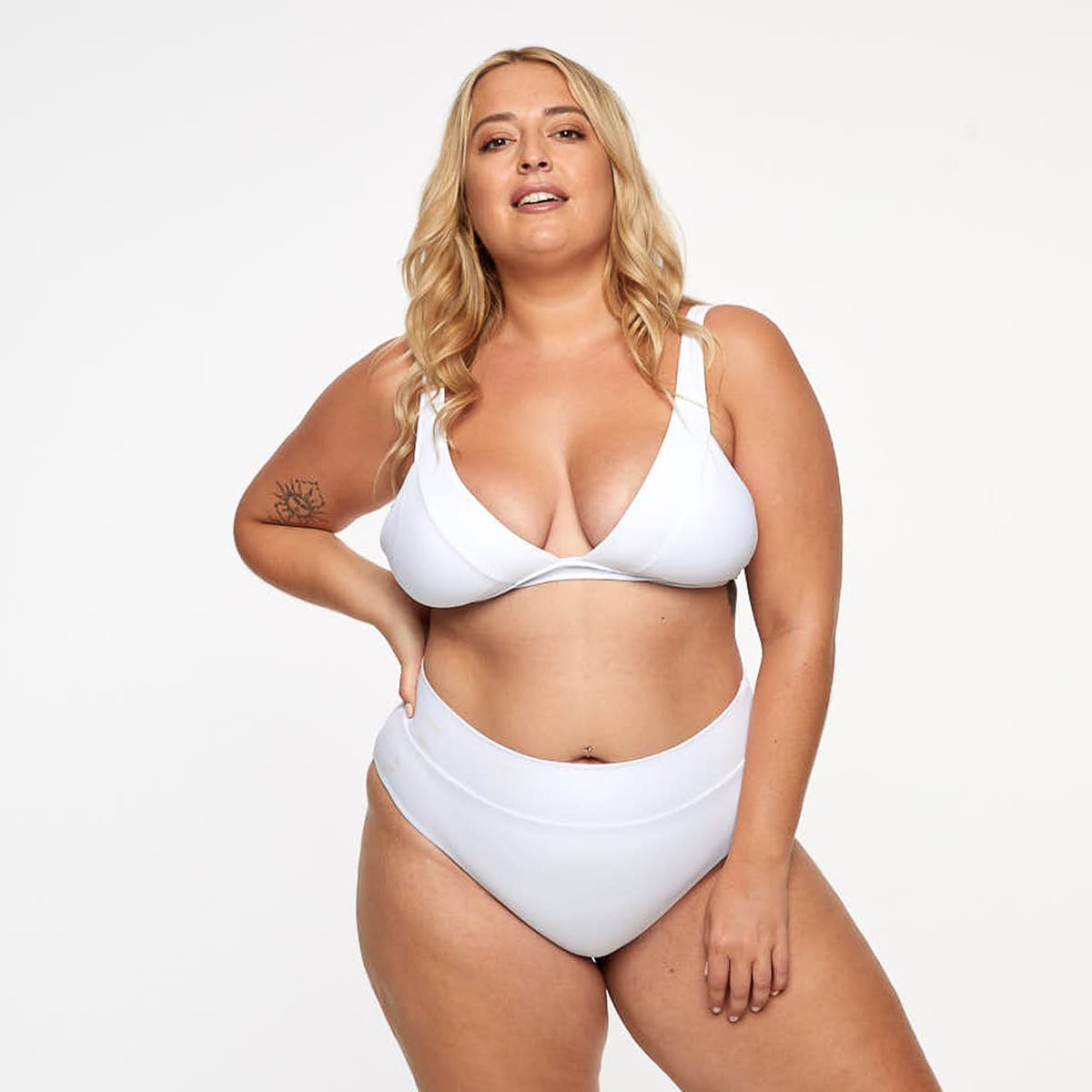 Lola Triangle Top - Fresh White