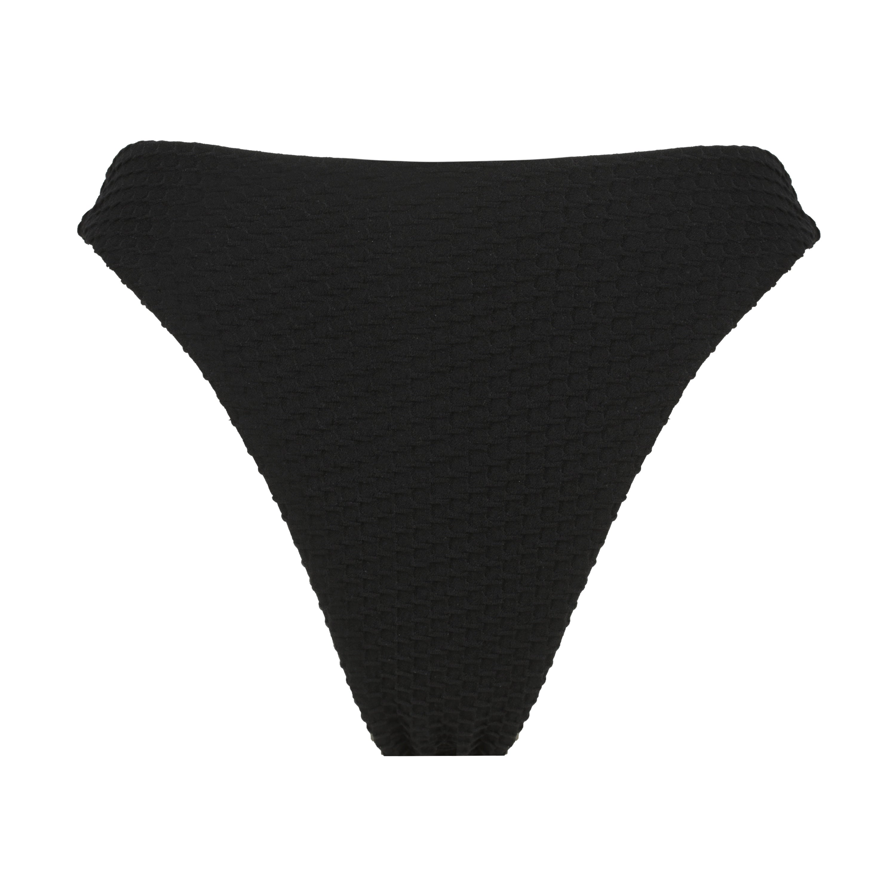 Grace Bikini Bottom - Black Waffle
