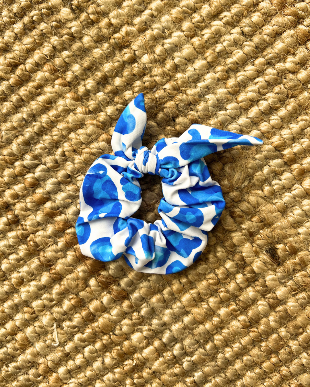 Mini Mimi Scrunchie - Blue Jungle