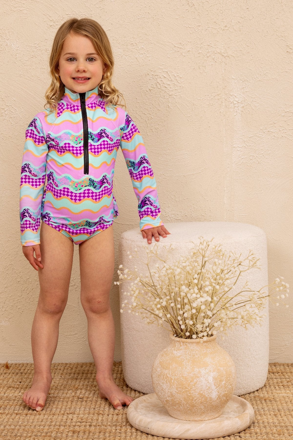 Mini Blake Surfsuit - Vivid Ripple