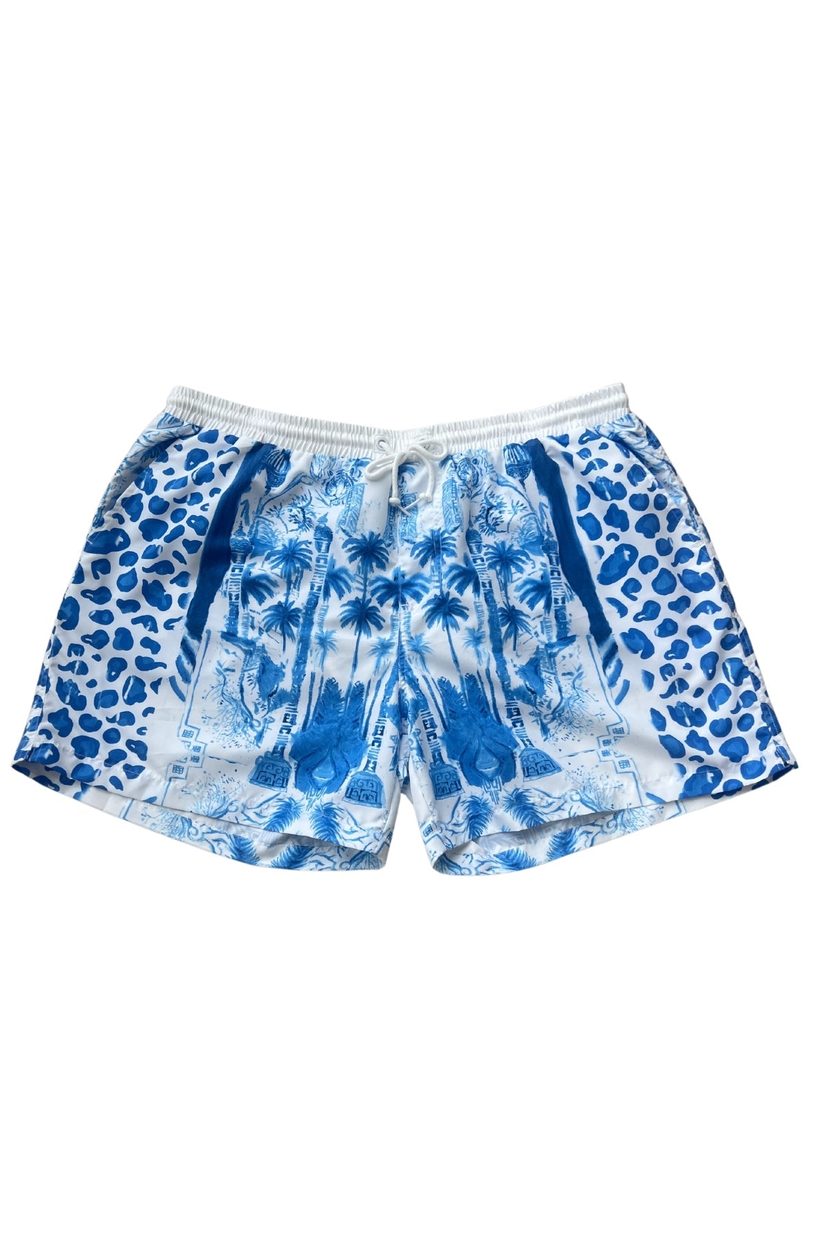 Hank Board Shorts 02 - Blue Jungle