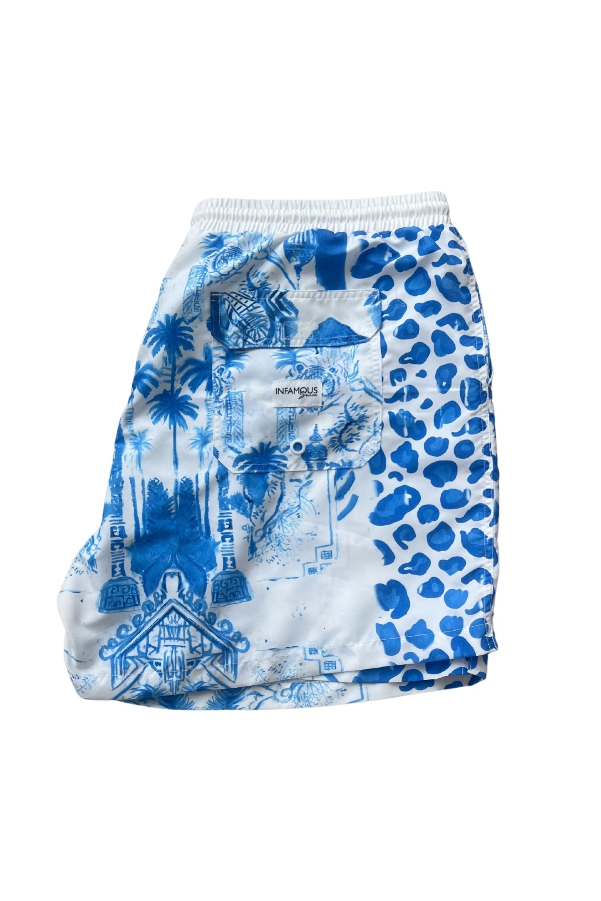 Hank Board Shorts 02 - Blue Jungle