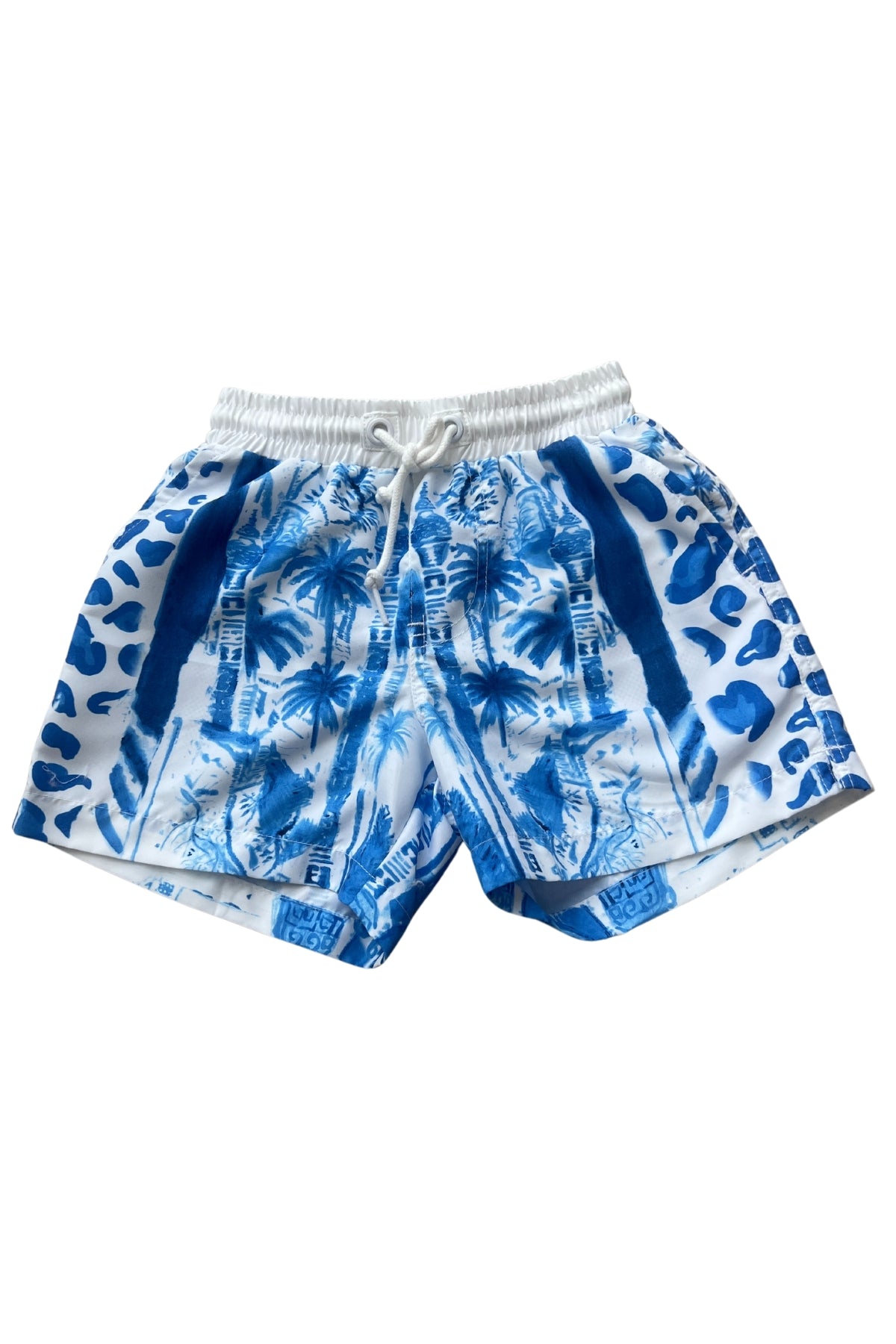 Mini Hank Board Shorts - Blue Jungle