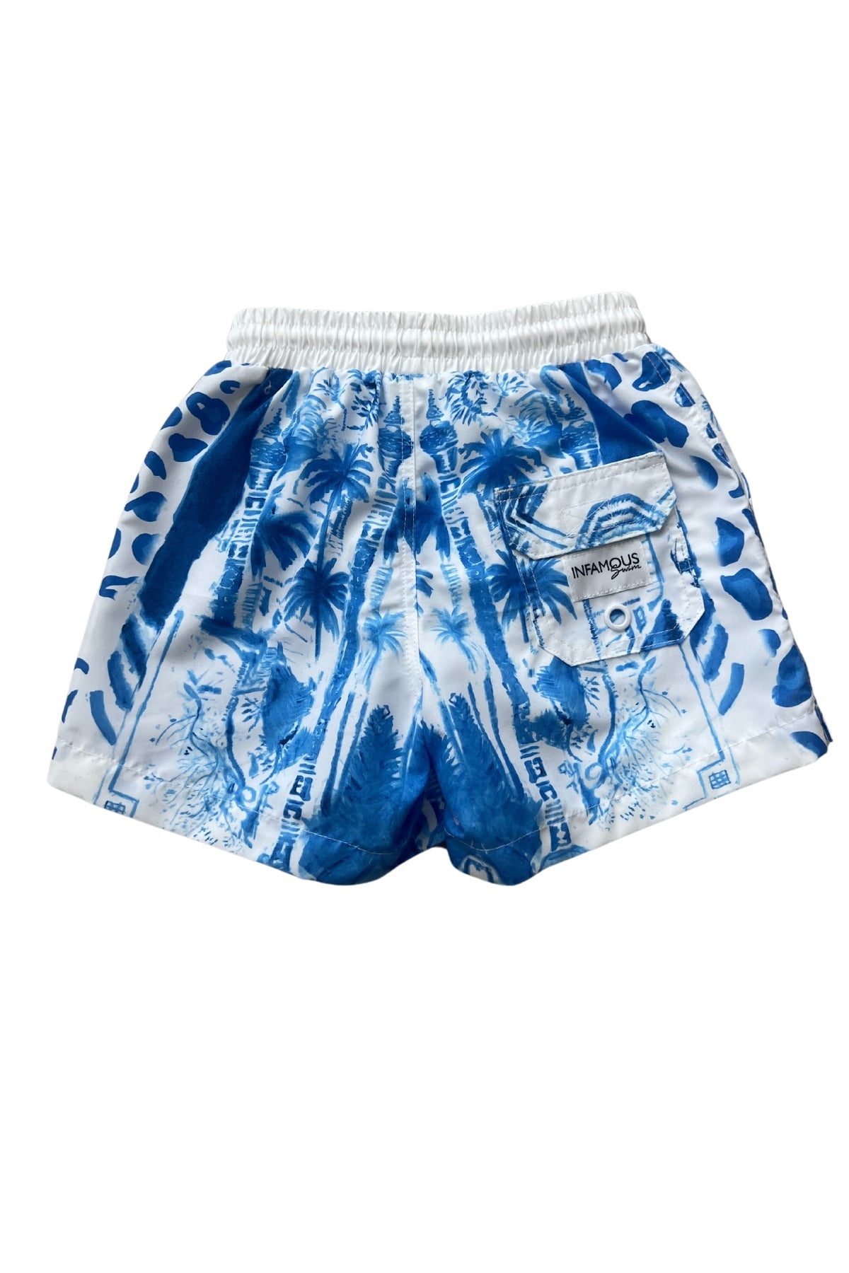 Mini Hank Board Shorts - Blue Jungle