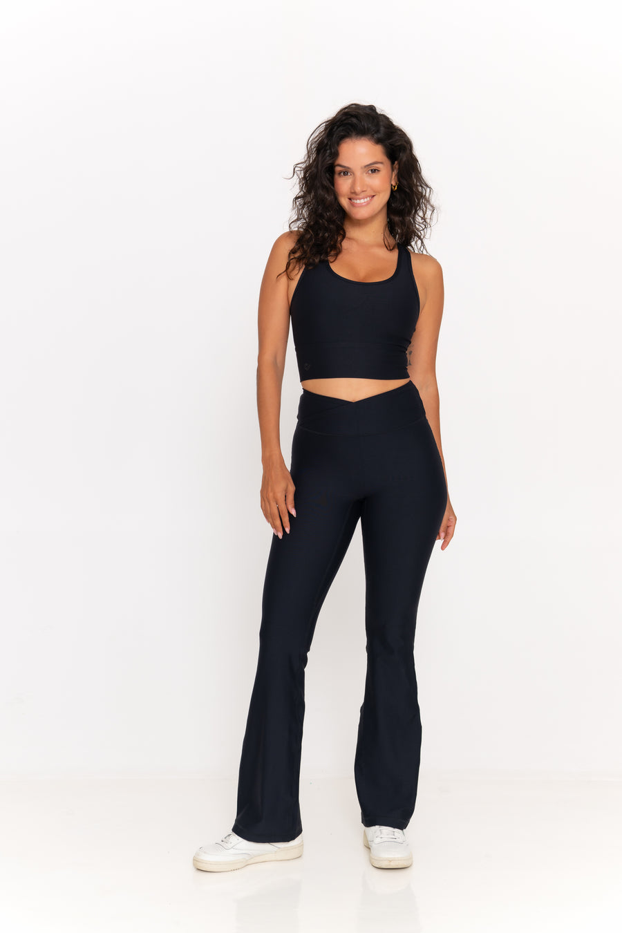 Abby Active Crop - Black