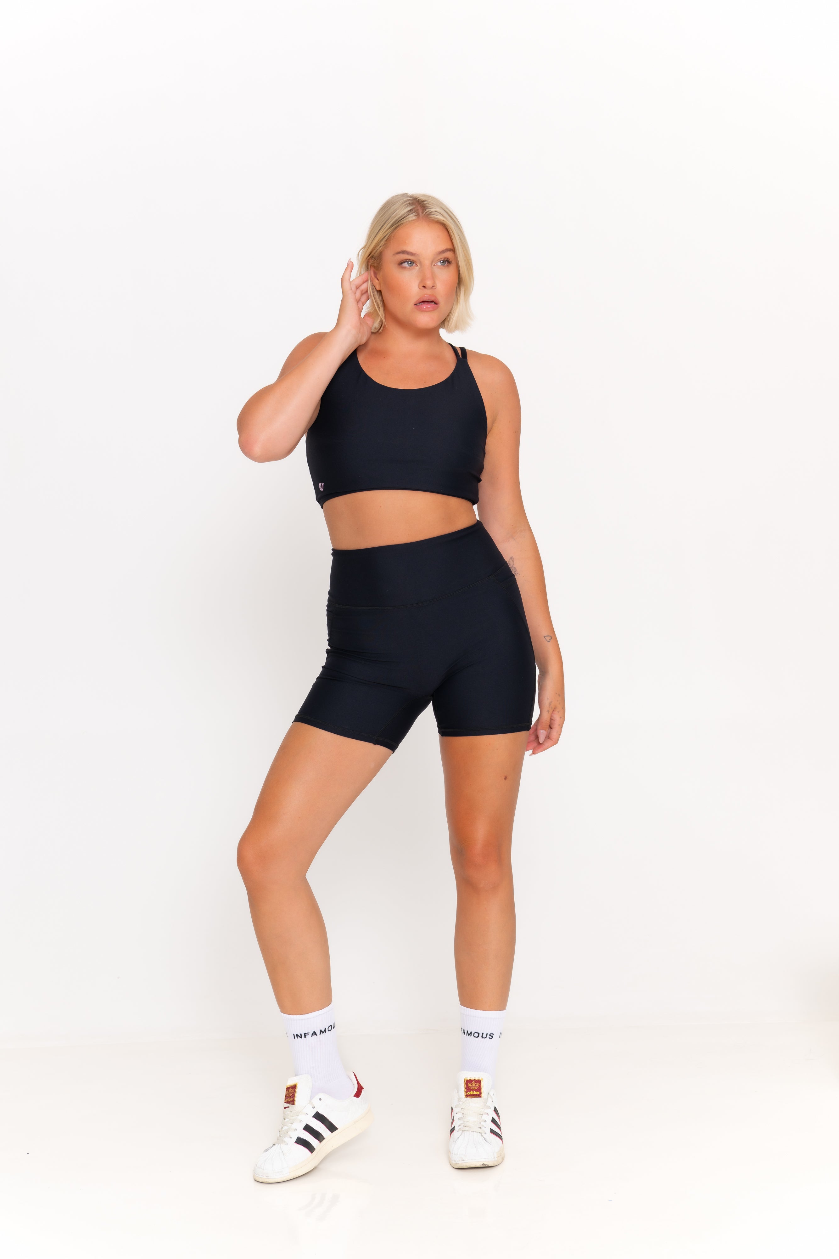 Sally Bike Shorts - Black Fashion