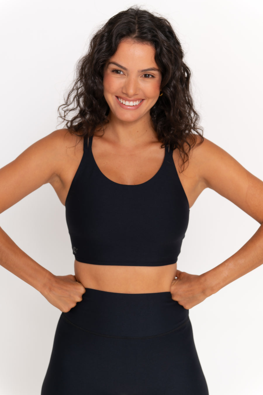 Ava Active Crop - Black