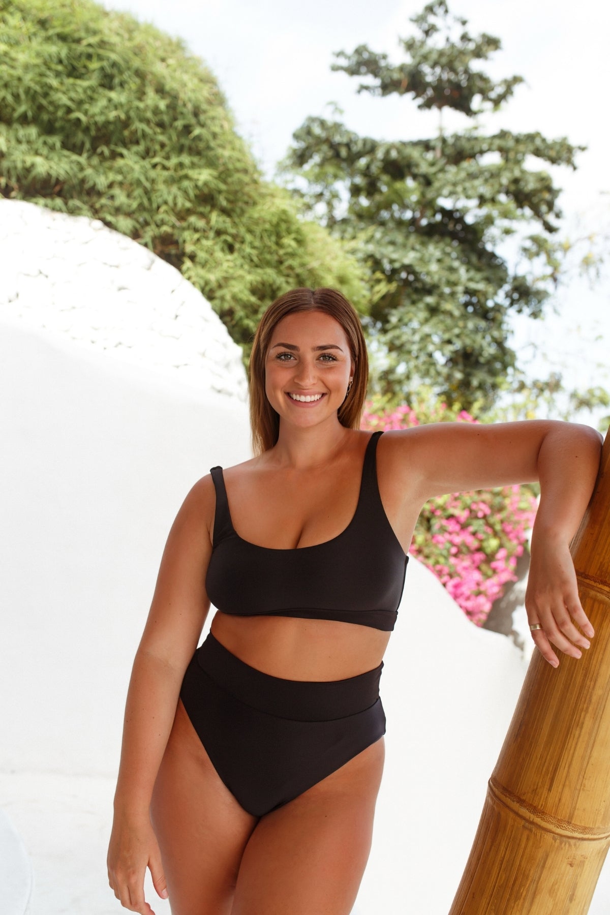 Gia Bikini Top - Black on Black