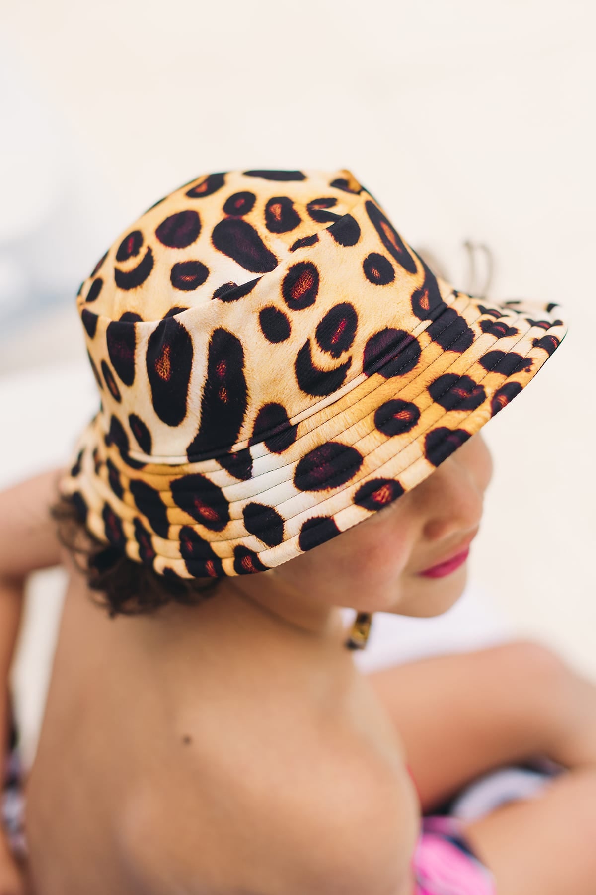 Daisy Swim Hat - Cheetah Fever