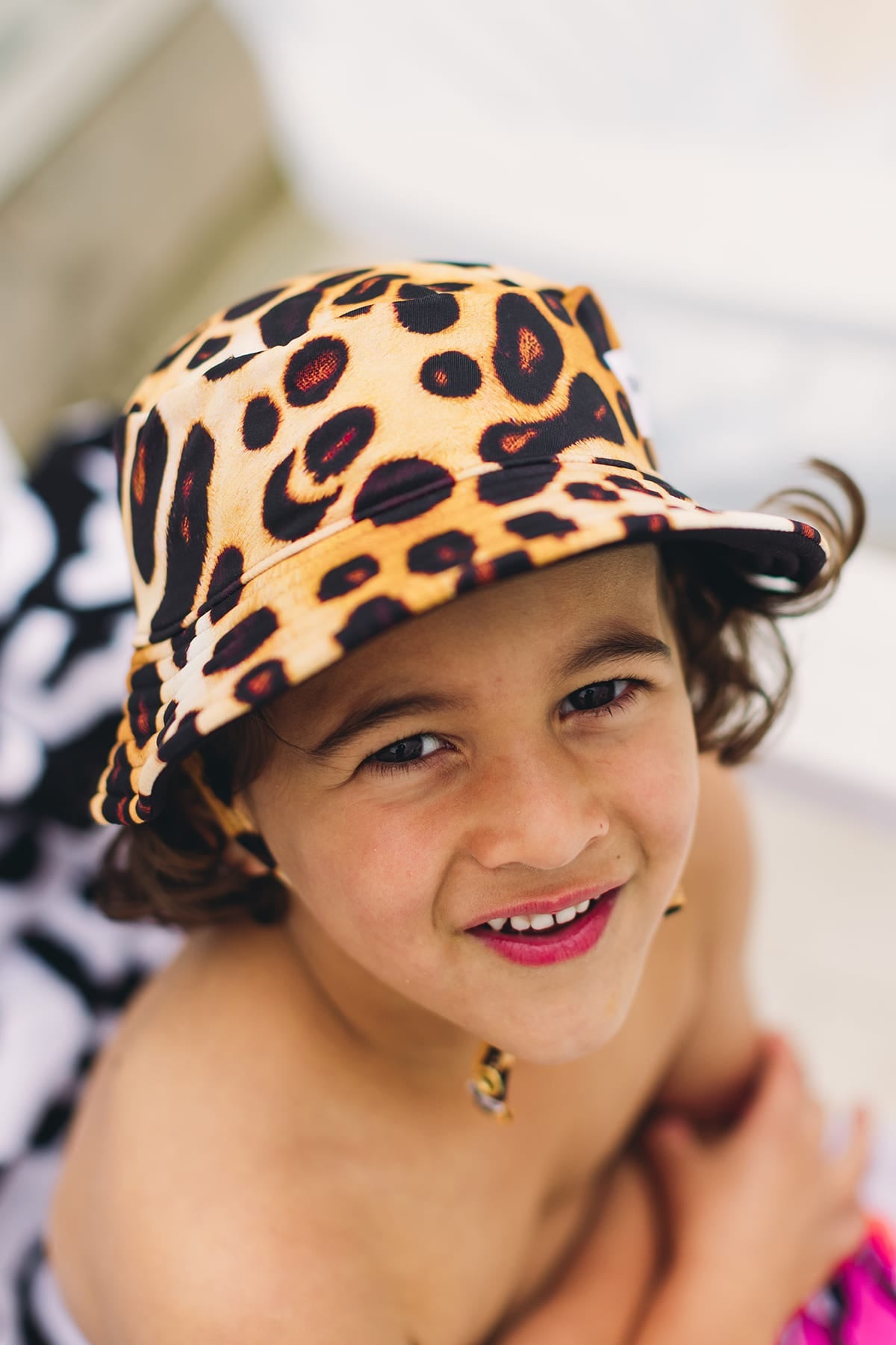 Daisy Swim Hat - Cheetah Fever