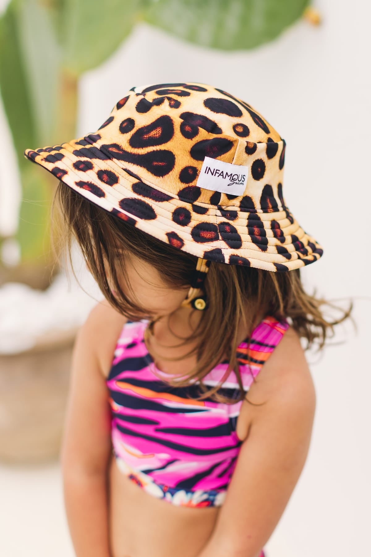 Daisy Swim Hat - Cheetah Fever