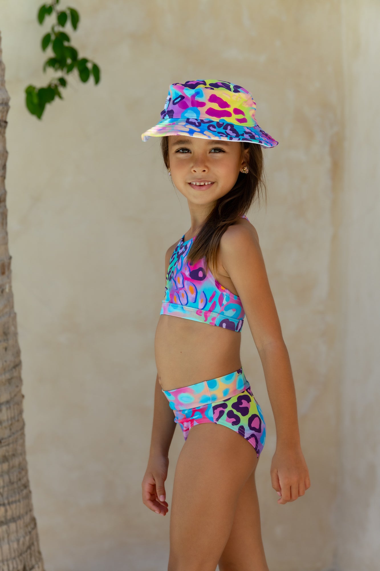 Vacay Life Girl's 7-16 Crop Bikini