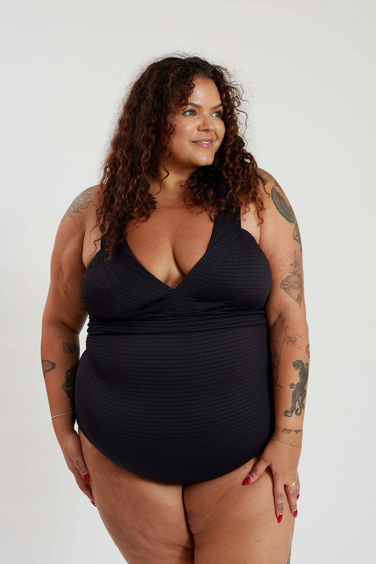 Gwen One Piece Curve - Black Runch