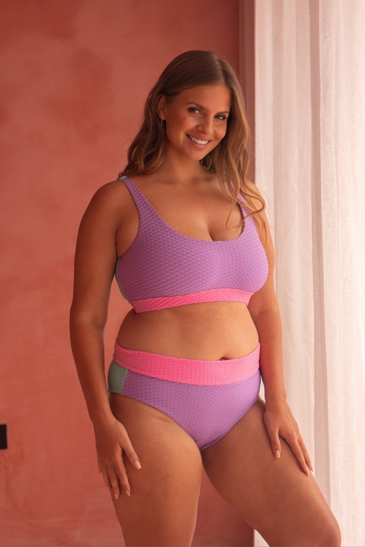 Gia Bikini Top - Lavender Glow