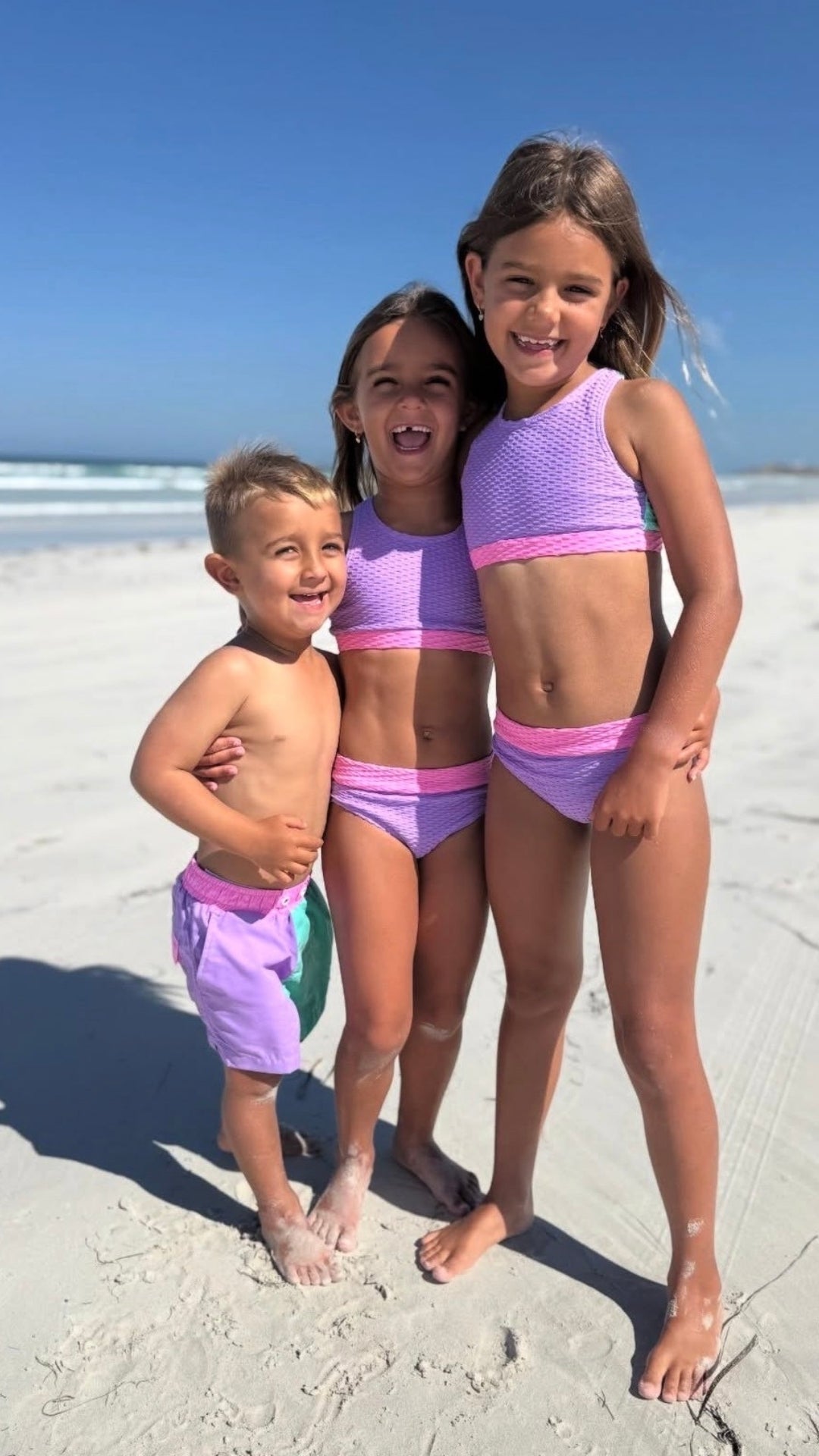 Mini Gia Bikini Set - Lavender Glow