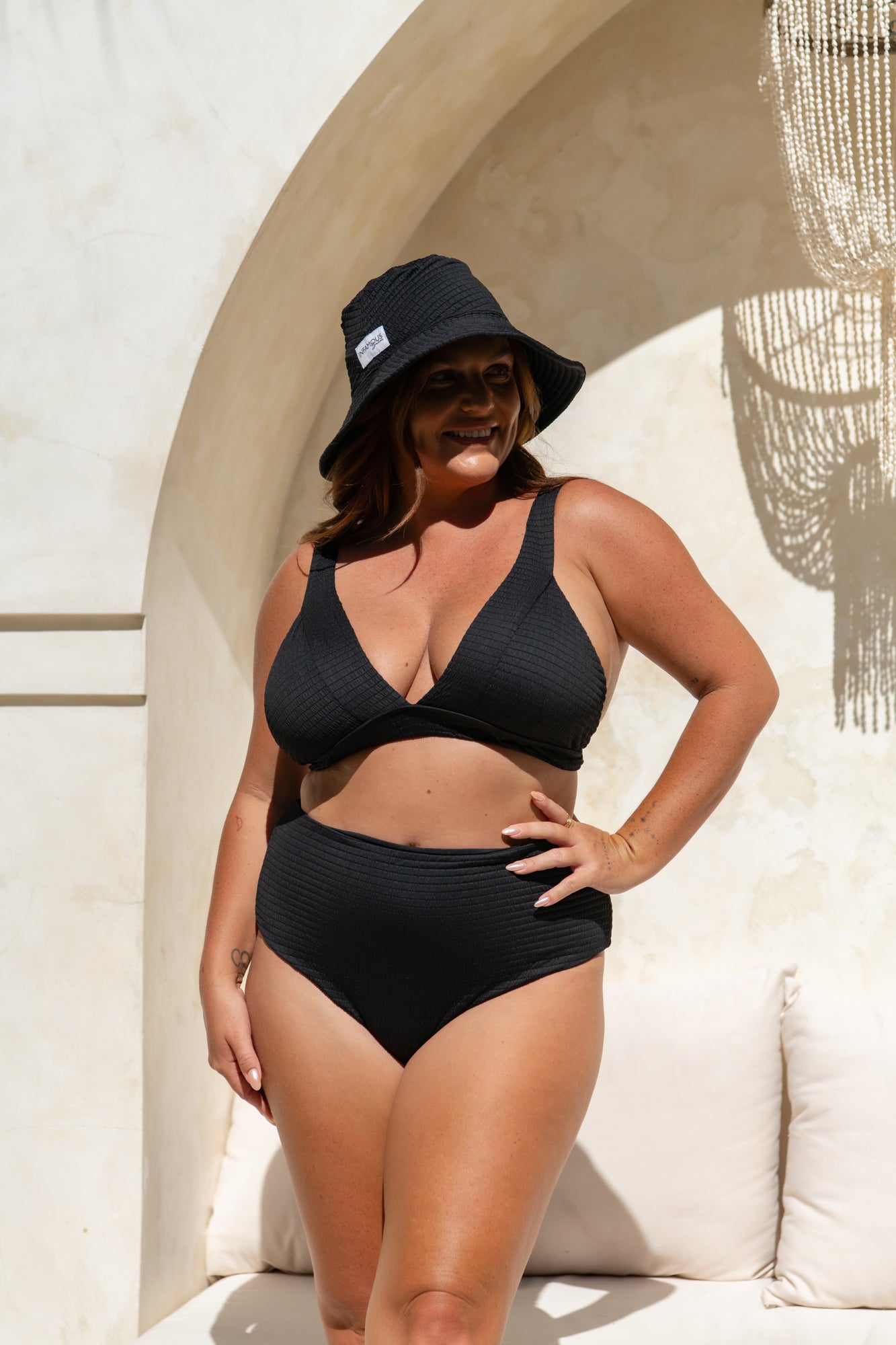 Sadie Bikini Bottom - Black Runch