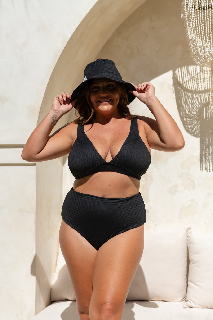 Sadie Bikini Bottom - Black Runch