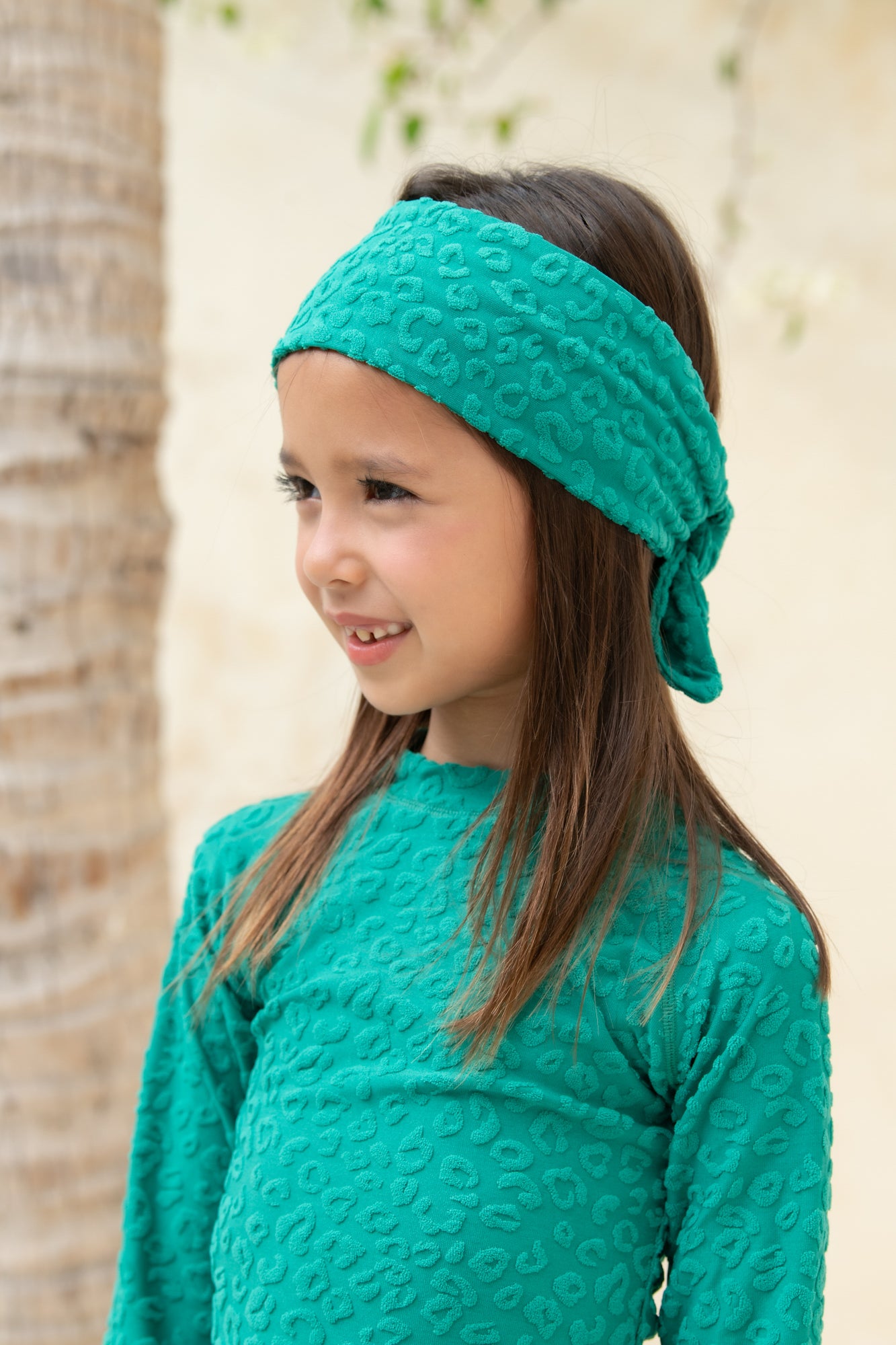 Mini Carmen Accessory  - Textured Leopard Kiwi