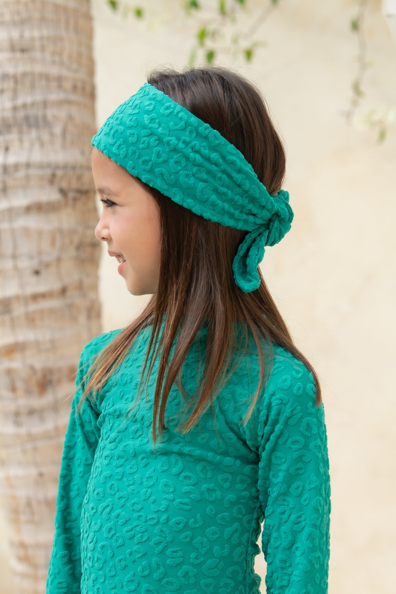 Mini Carmen Accessory  - Textured Leopard Kiwi