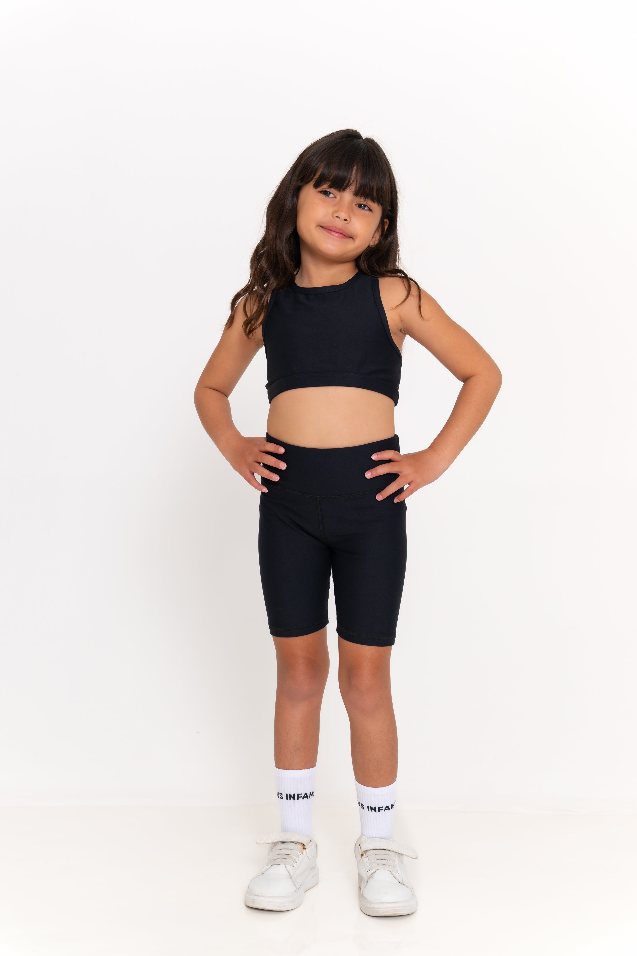 Mini Sally Bike Shorts - Black