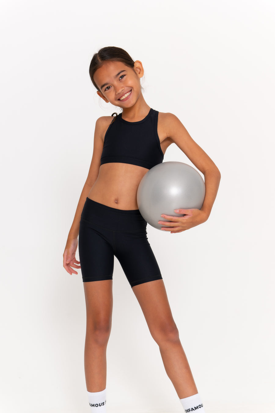 Mini Sally Bike Shorts - Black