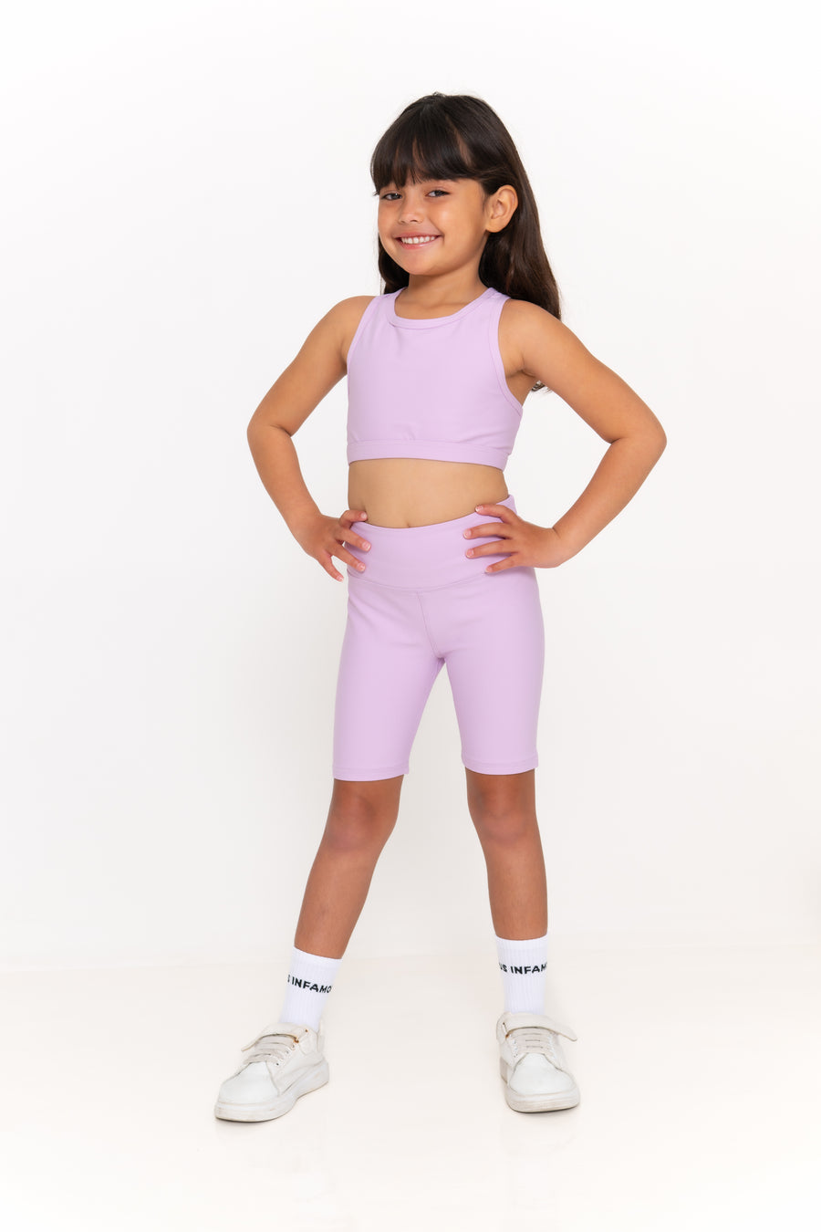 Mini Sally Bike Shorts - Mellow Orchard