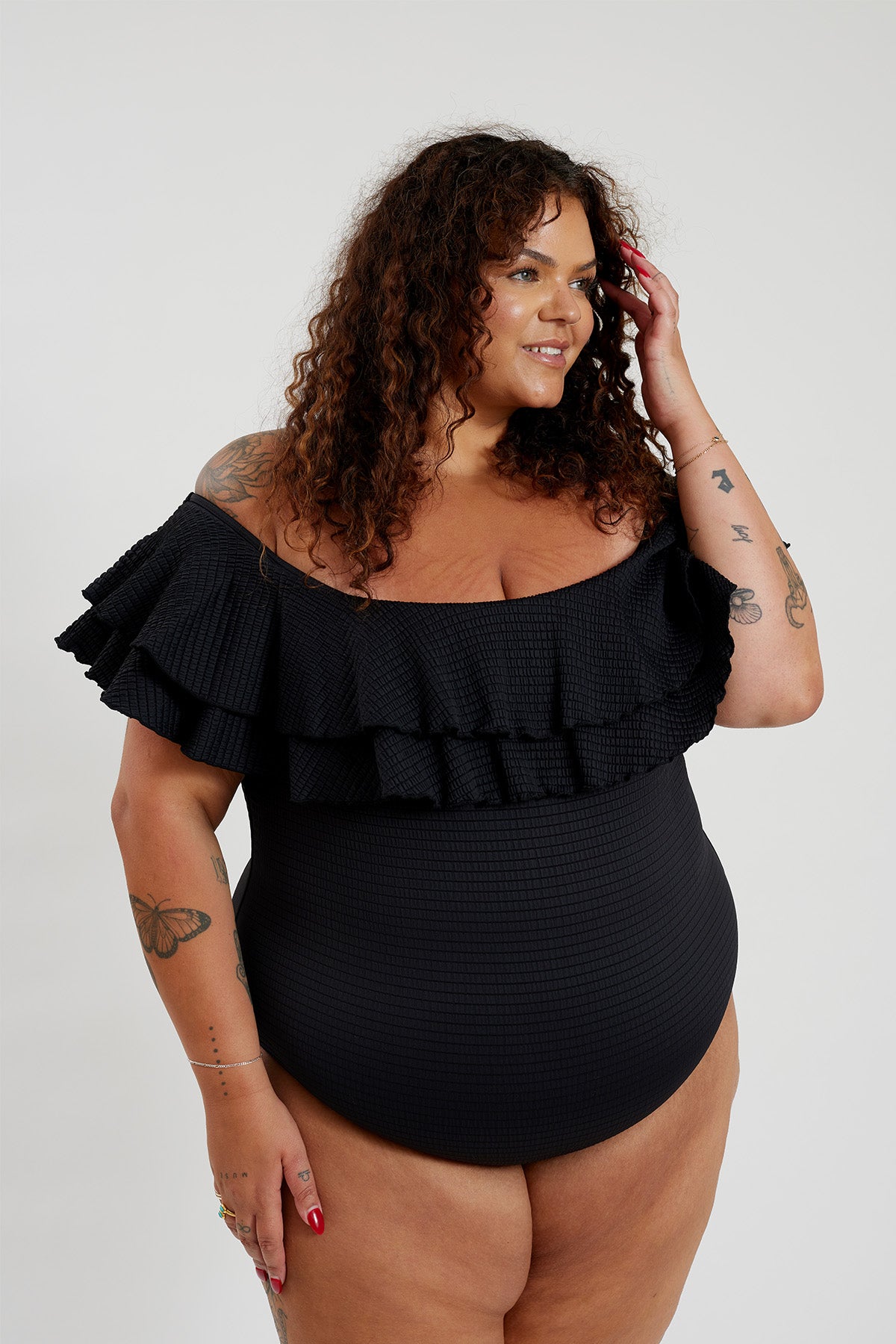 Miranda 02 One Piece Curve - Black Runch