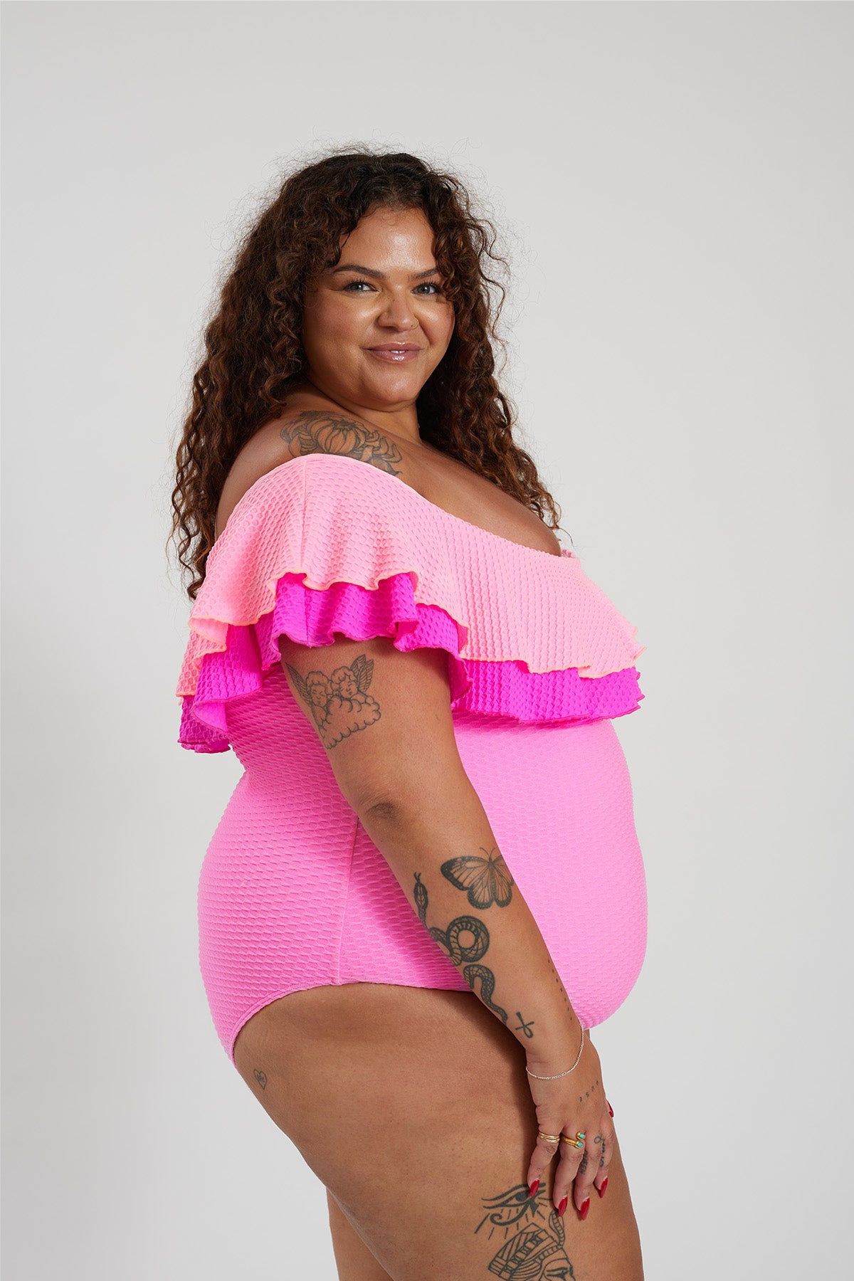 Miranda 02 One Piece Curve - Paradise Pink