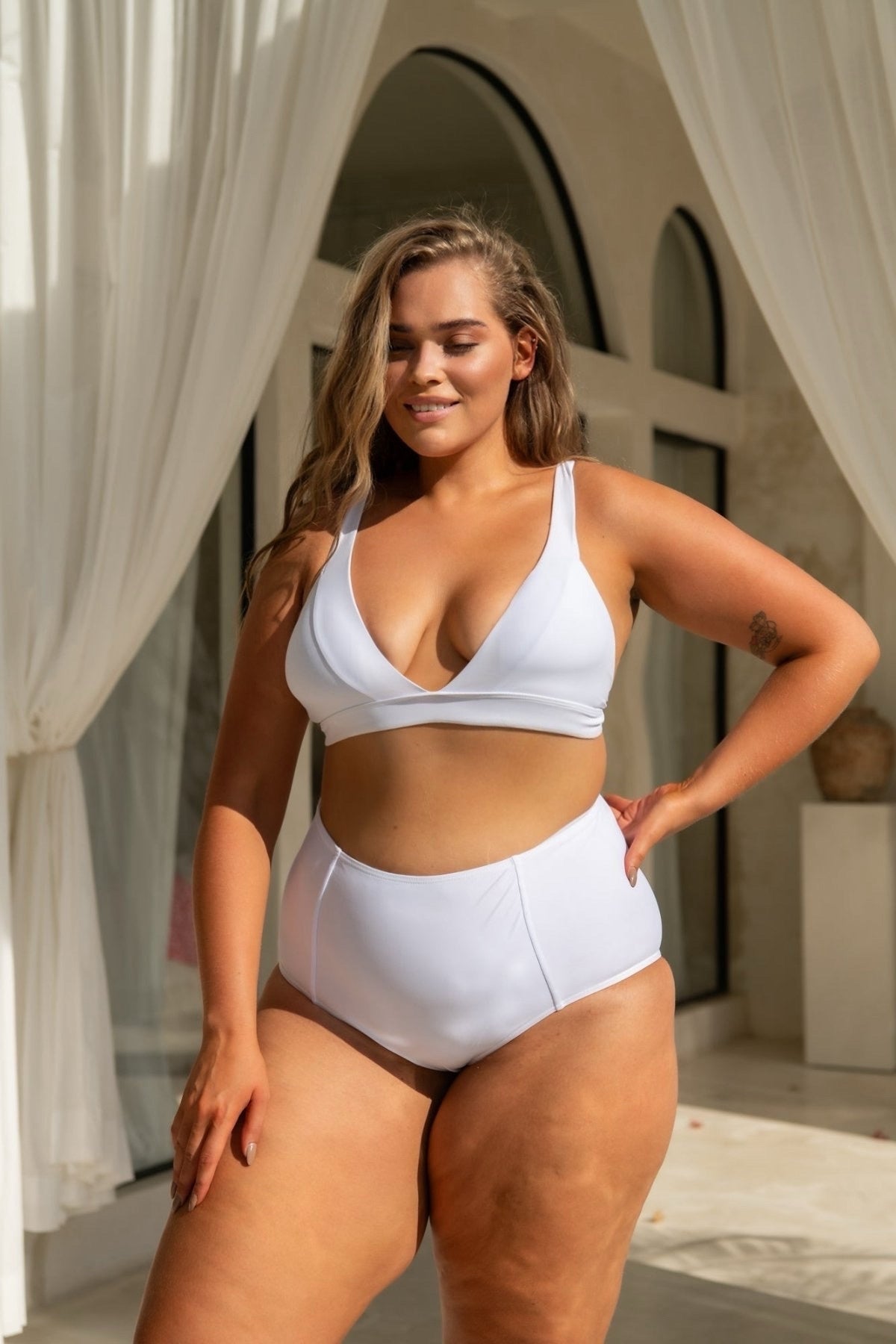 Penelope Bikini Bottom - Fresh White