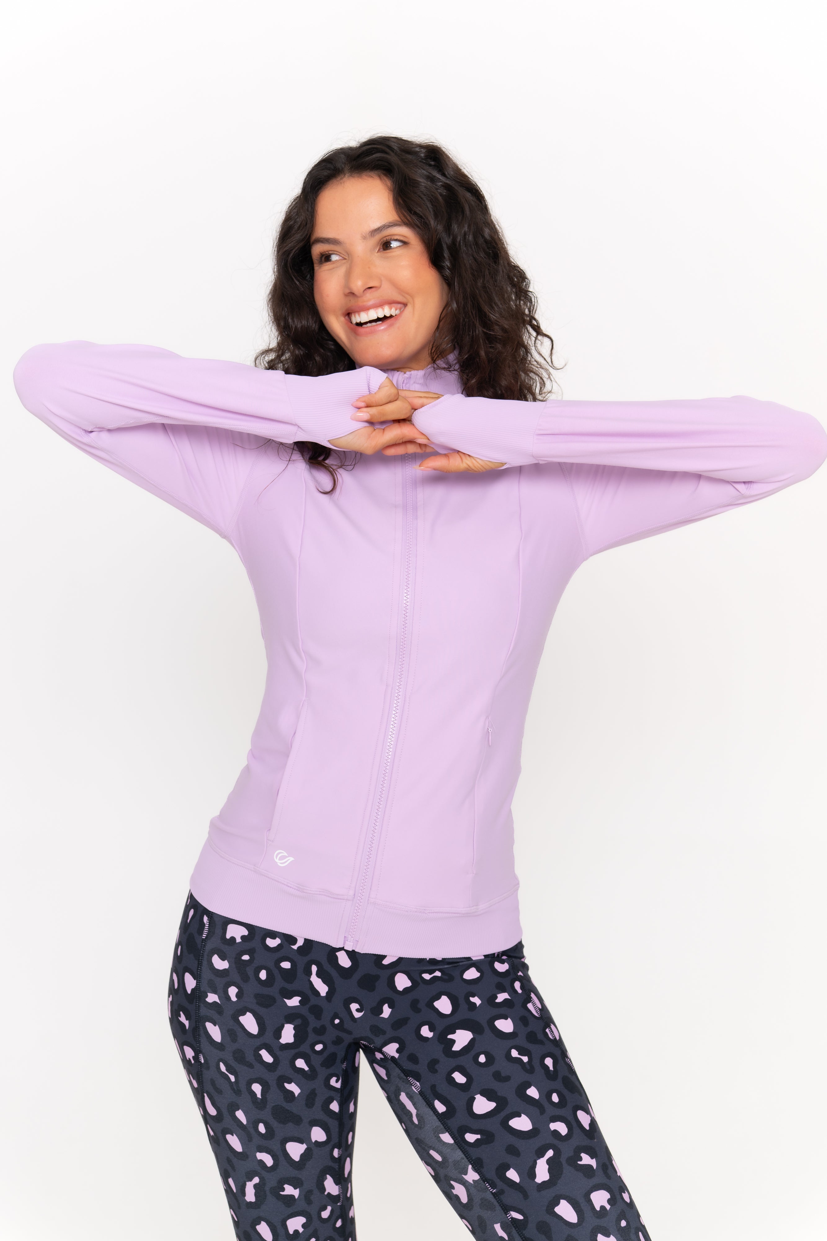 Quinn Active Zip  - Mellow Orchard