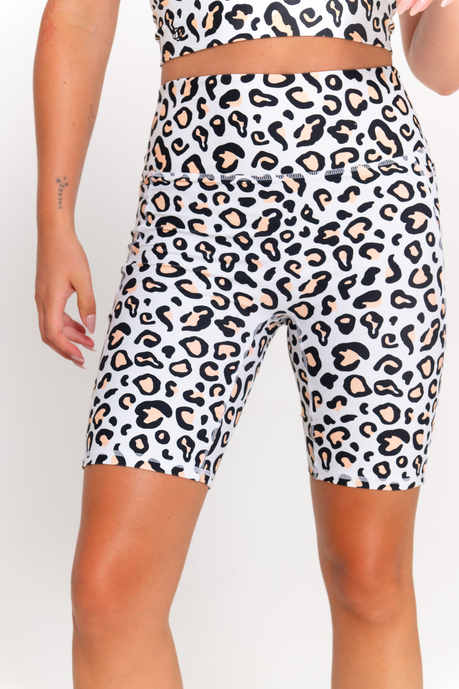 Simone Bike Shorts - Safari Leopard
