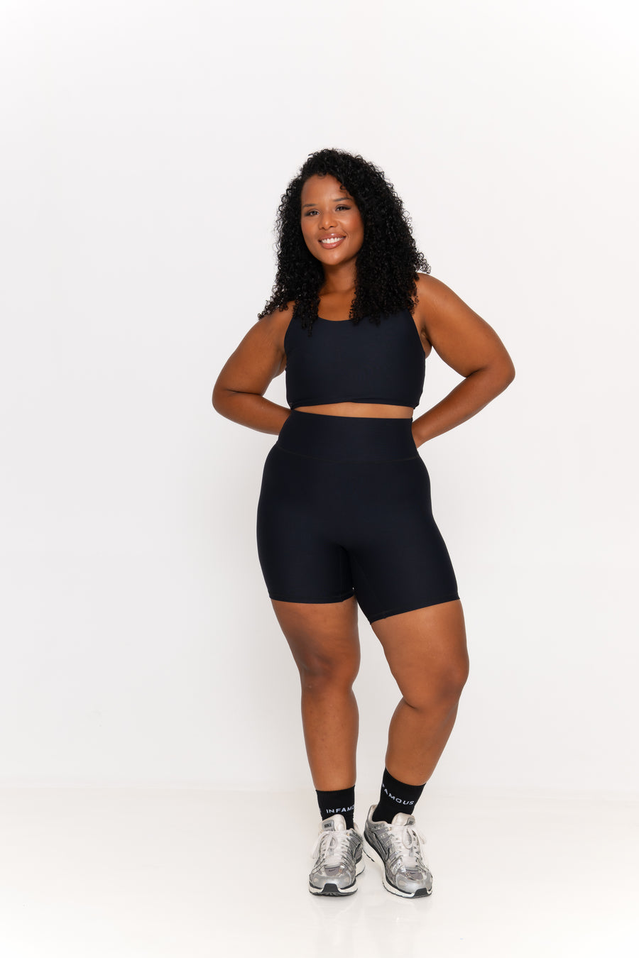 Valentina Bike Shorts - Black