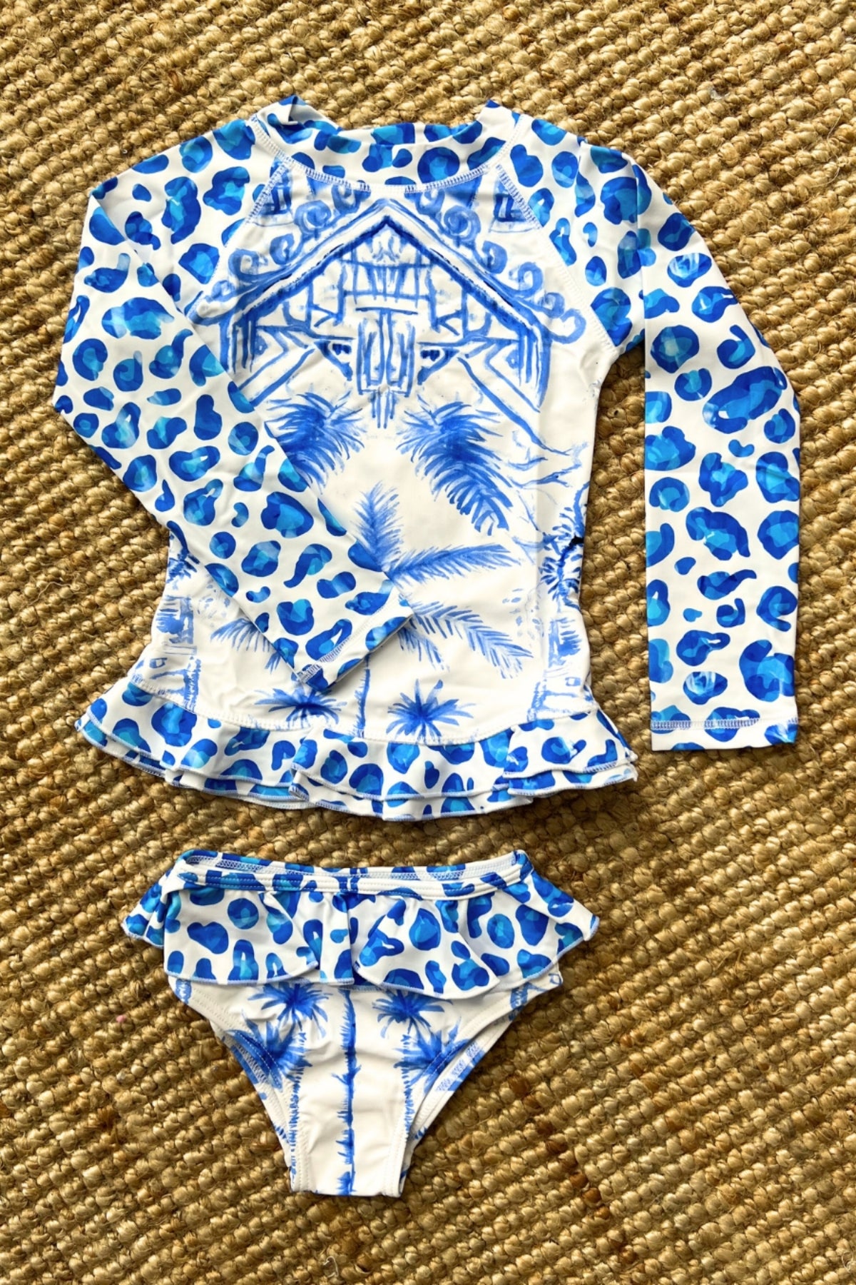 Mini Annie Rashie Set 02 - Blue Jungle