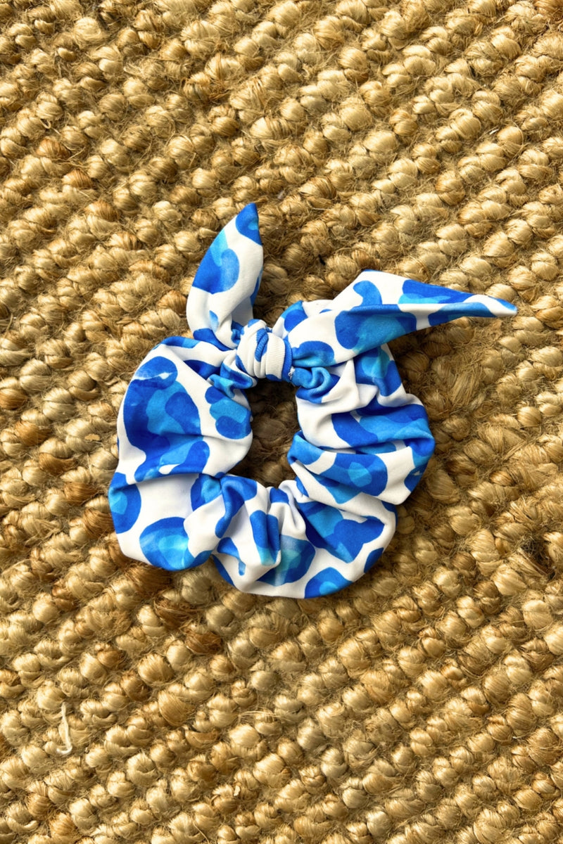 Mini Mimi Scrunchie - Blue Jungle