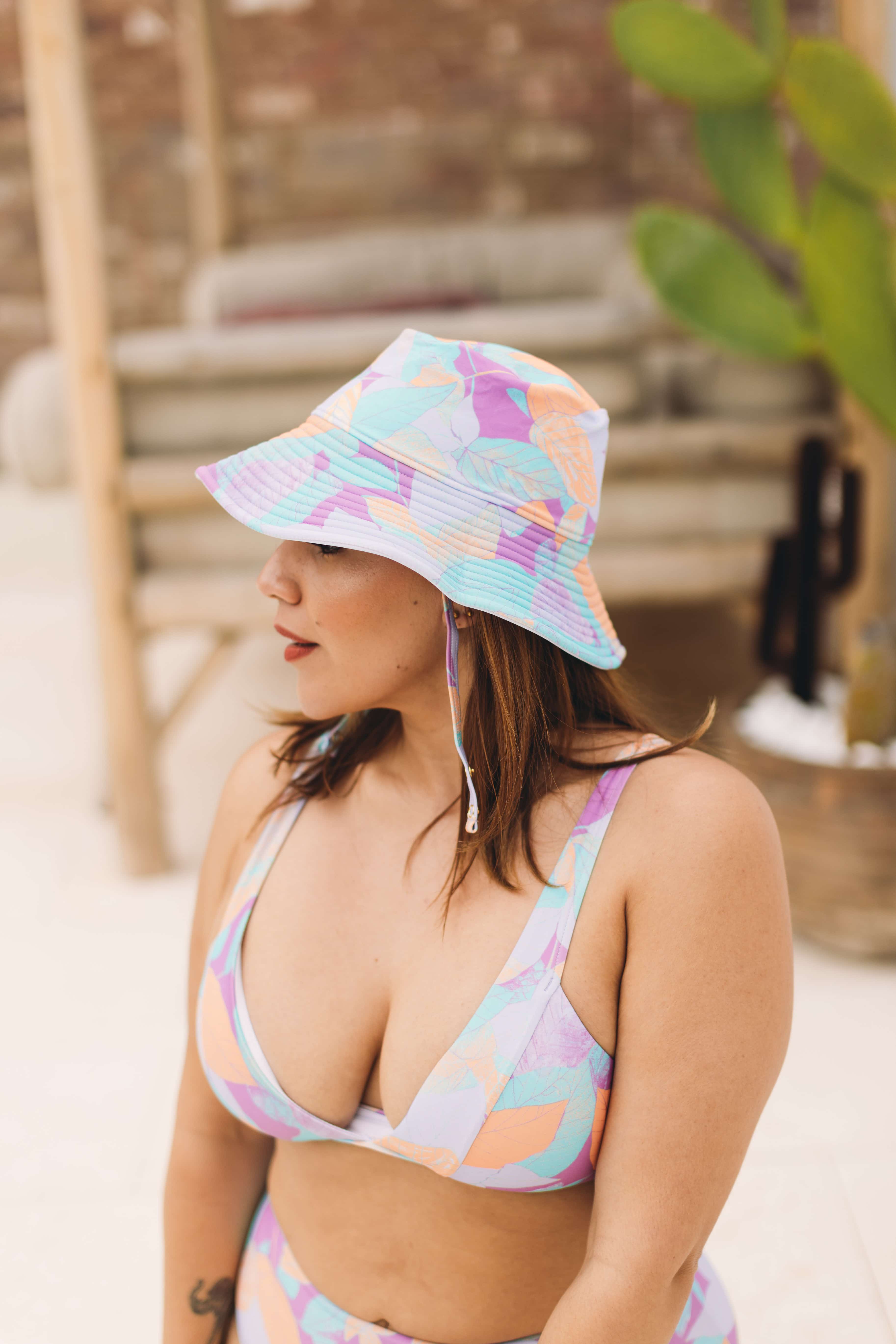 Daisy Swim Hat Adult - Pretty Petal