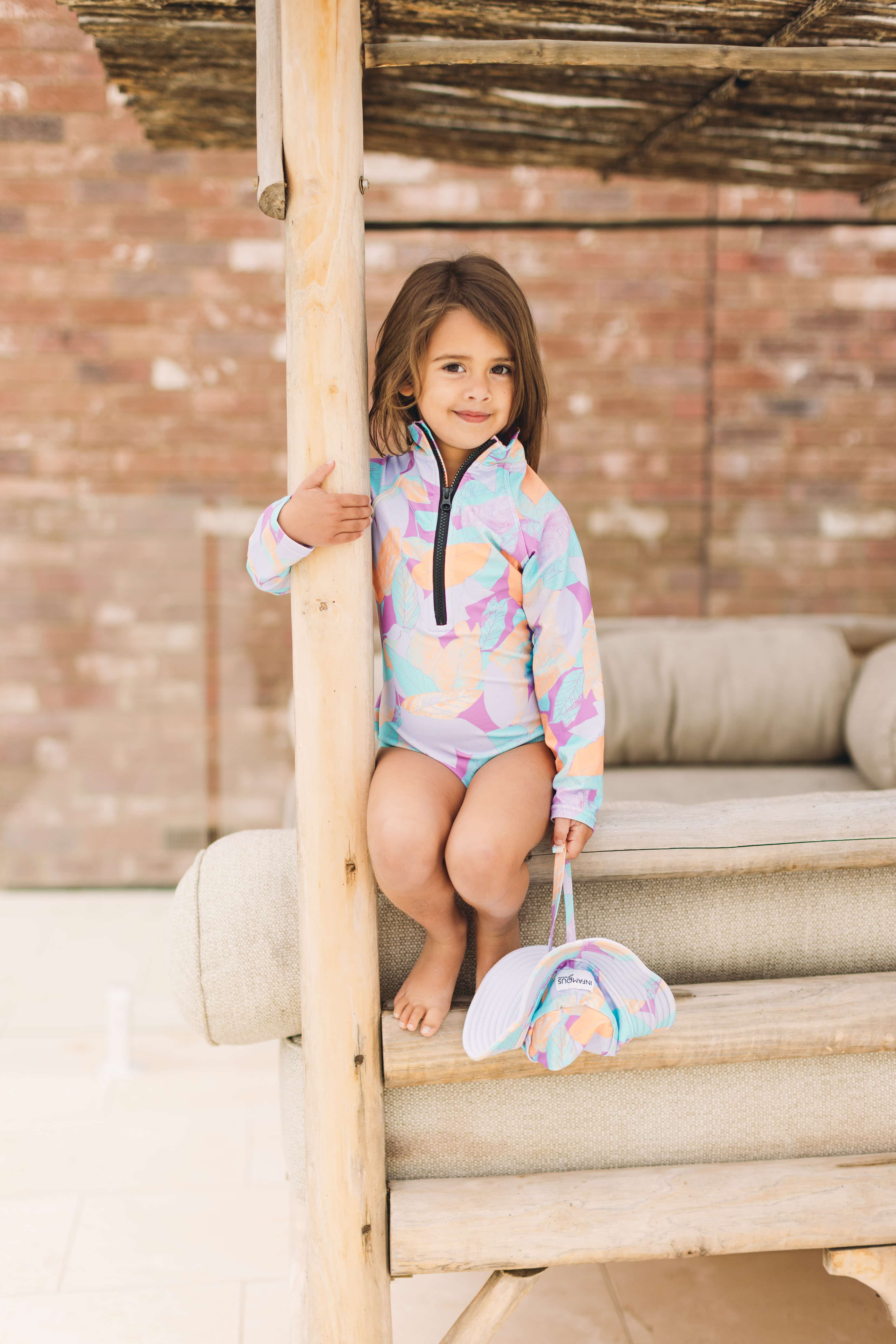 Mini Blake Surfsuit Final Sale -  Pretty Petal